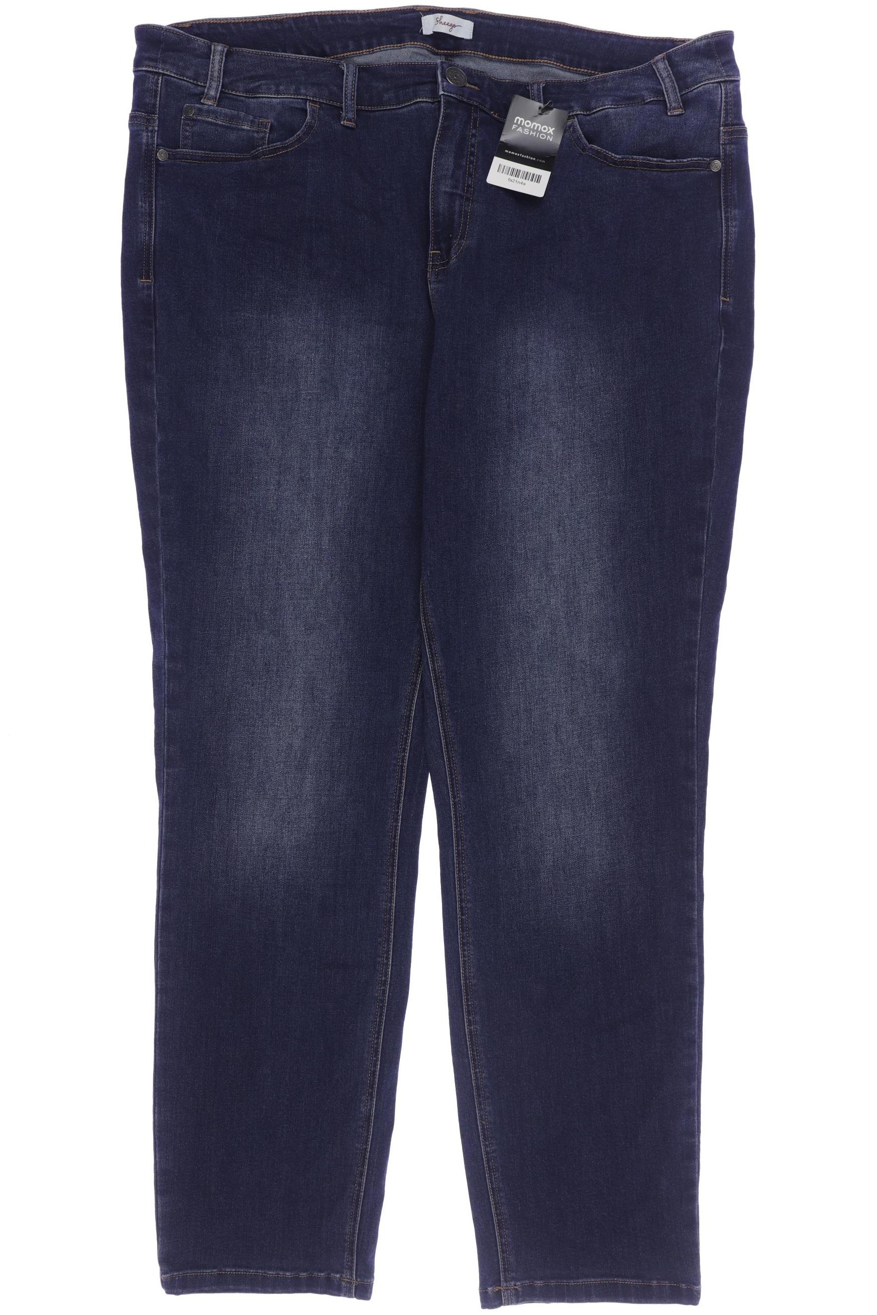 

sheego Damen Jeans, blau, Gr. 52