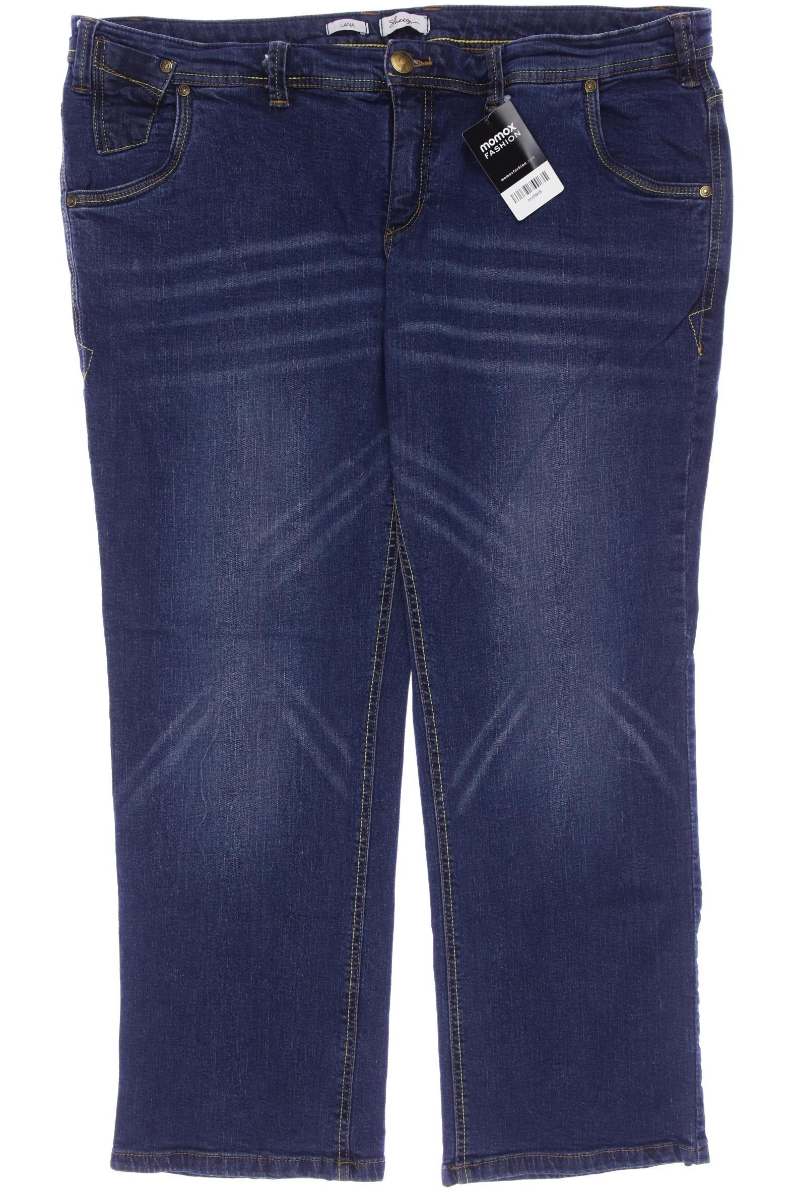 

sheego Damen Jeans, marineblau, Gr. 25