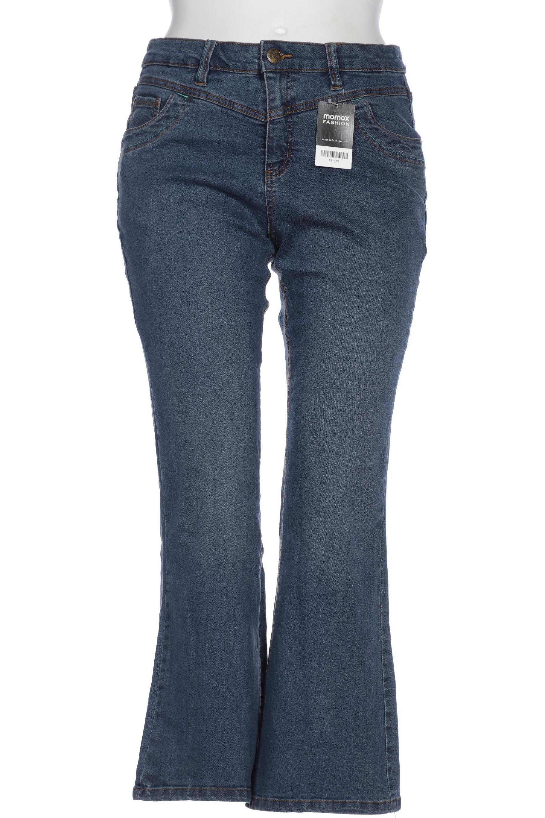 

sheego Damen Jeans, blau, Gr. 46