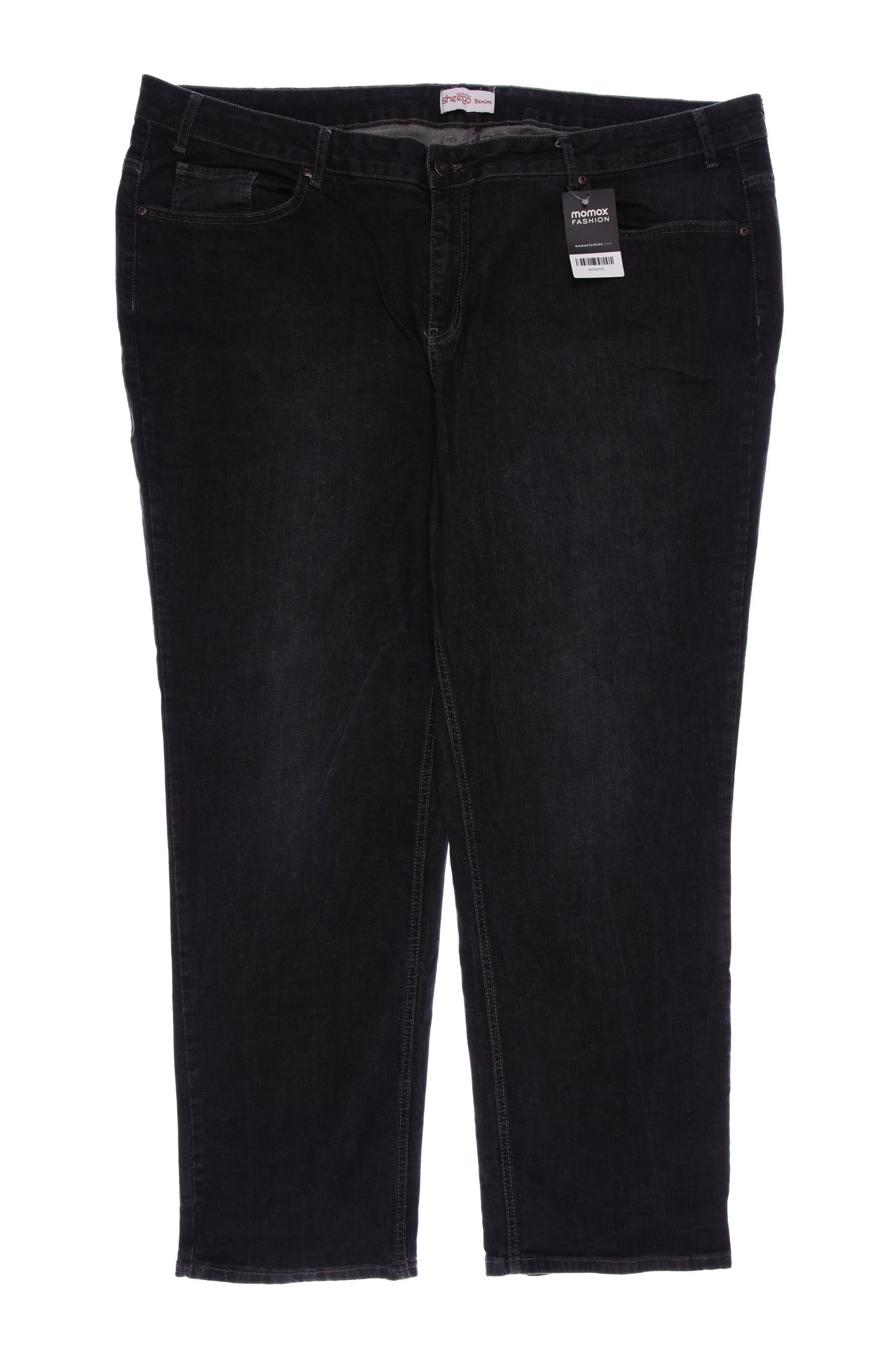 

sheego Damen Jeans, grau