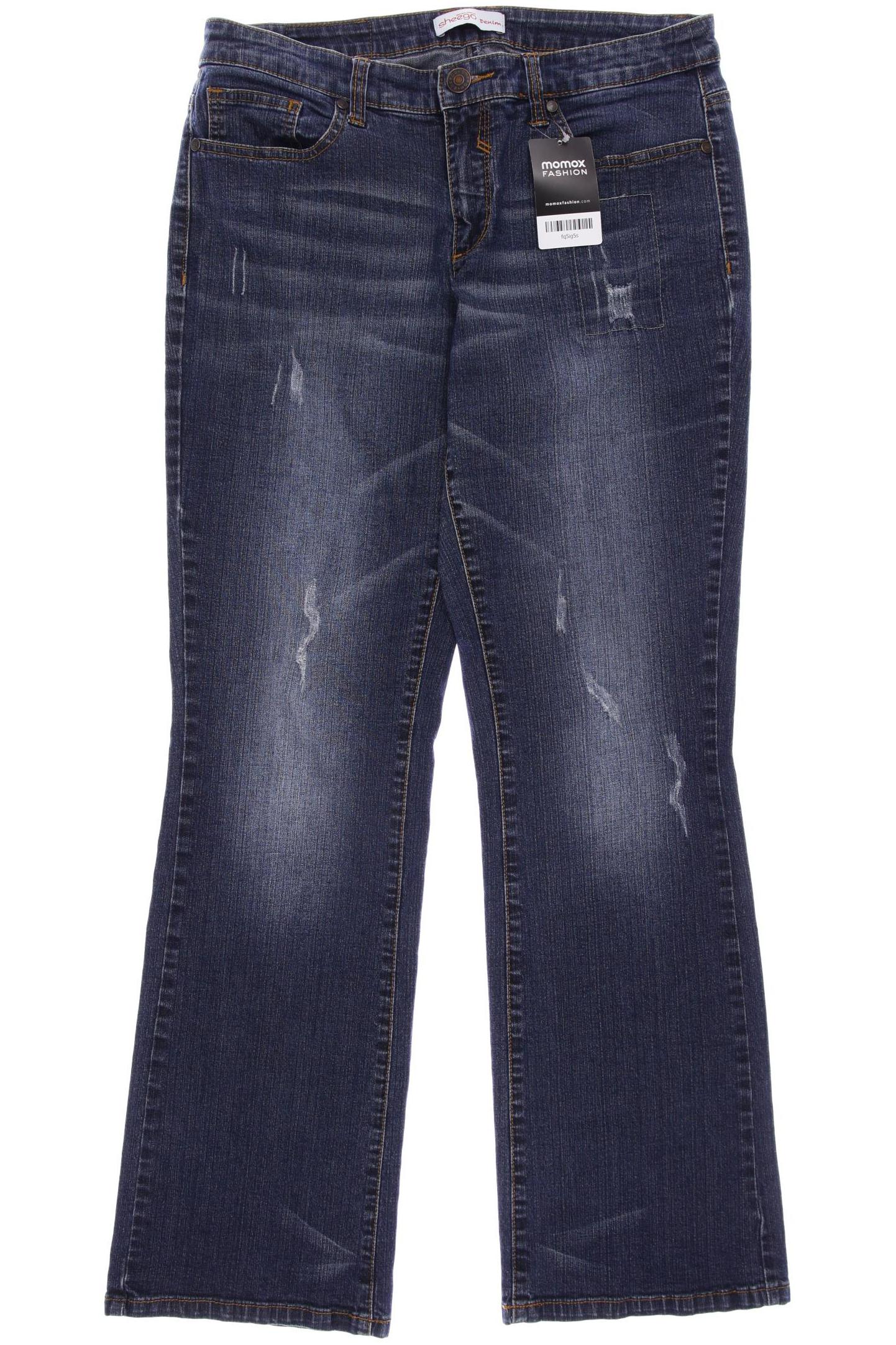 

sheego Damen Jeans, marineblau, Gr. 31