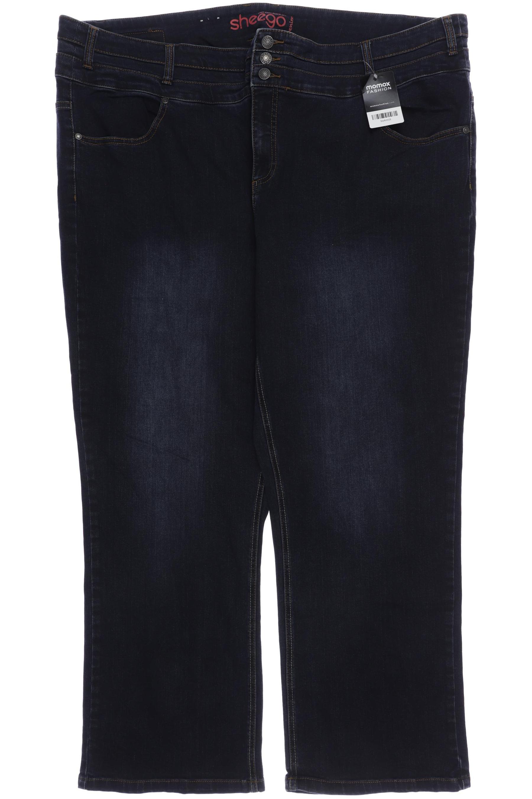 

sheego Damen Jeans, marineblau, Gr. 56