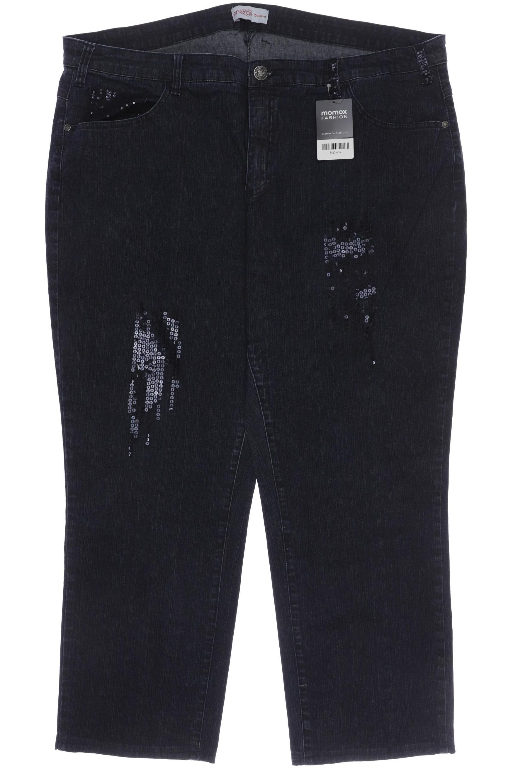 

sheego Damen Jeans, marineblau, Gr. 54