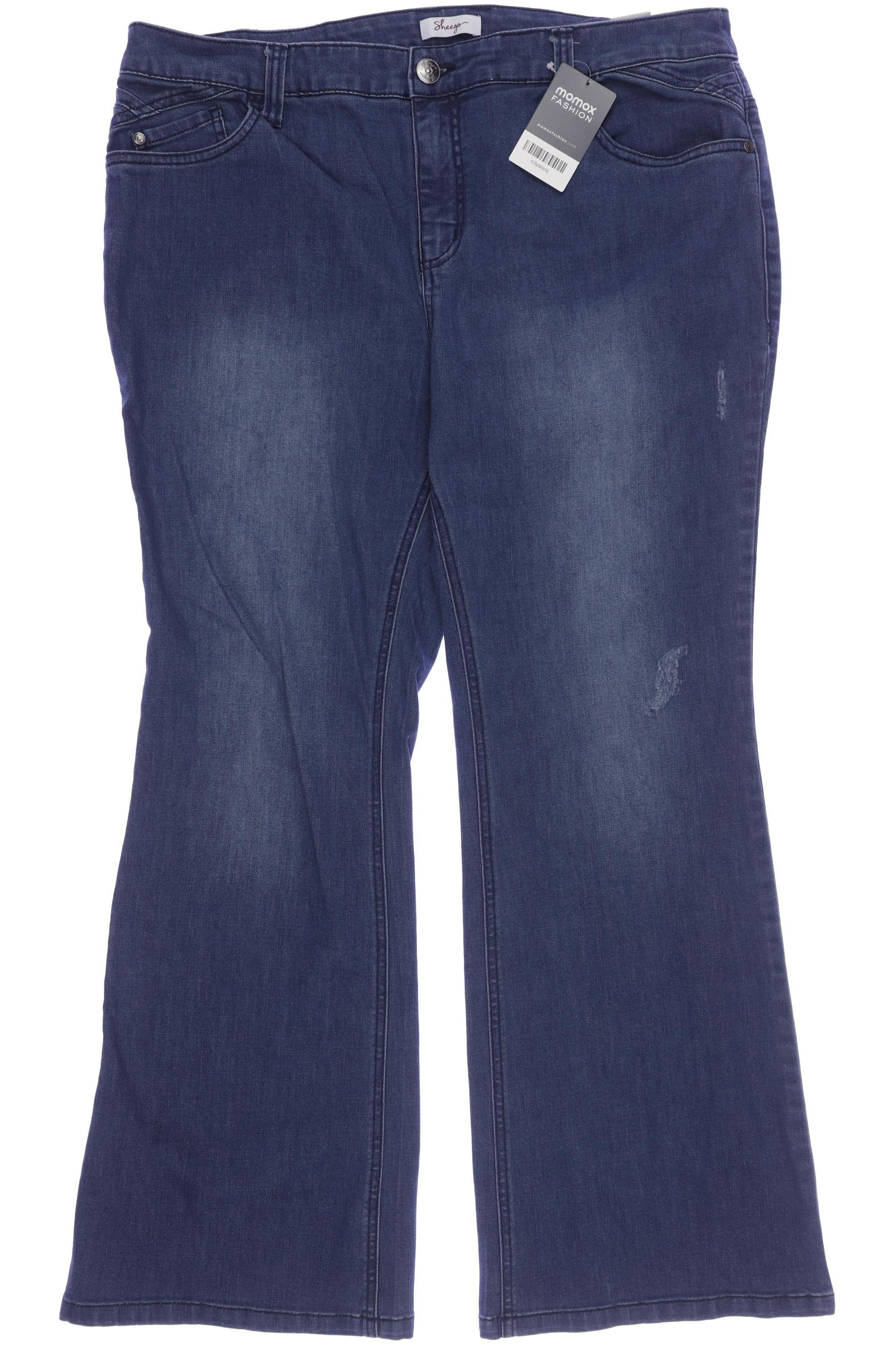 

sheego Damen Jeans, blau, Gr. 48