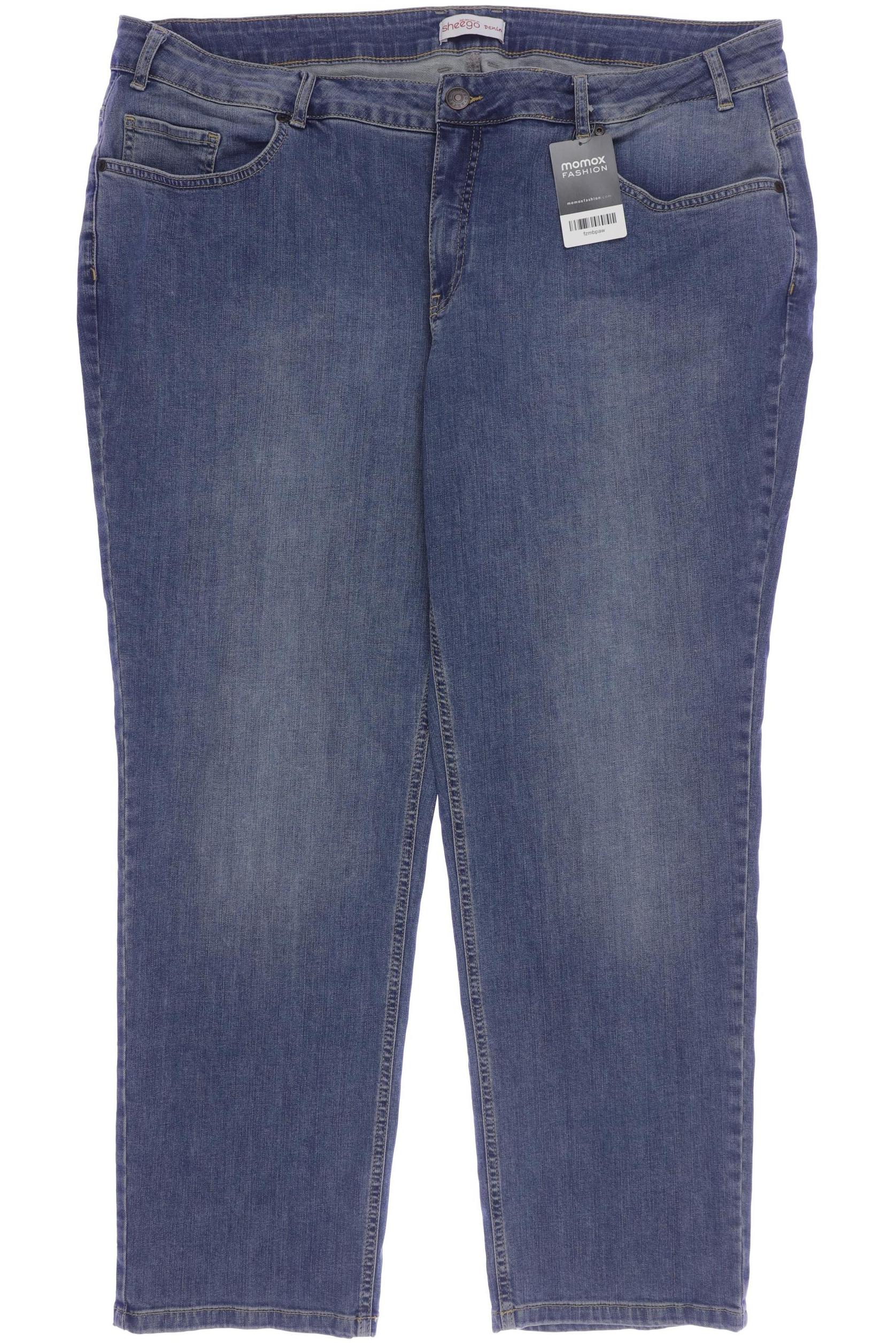 

sheego Damen Jeans, blau, Gr. 52