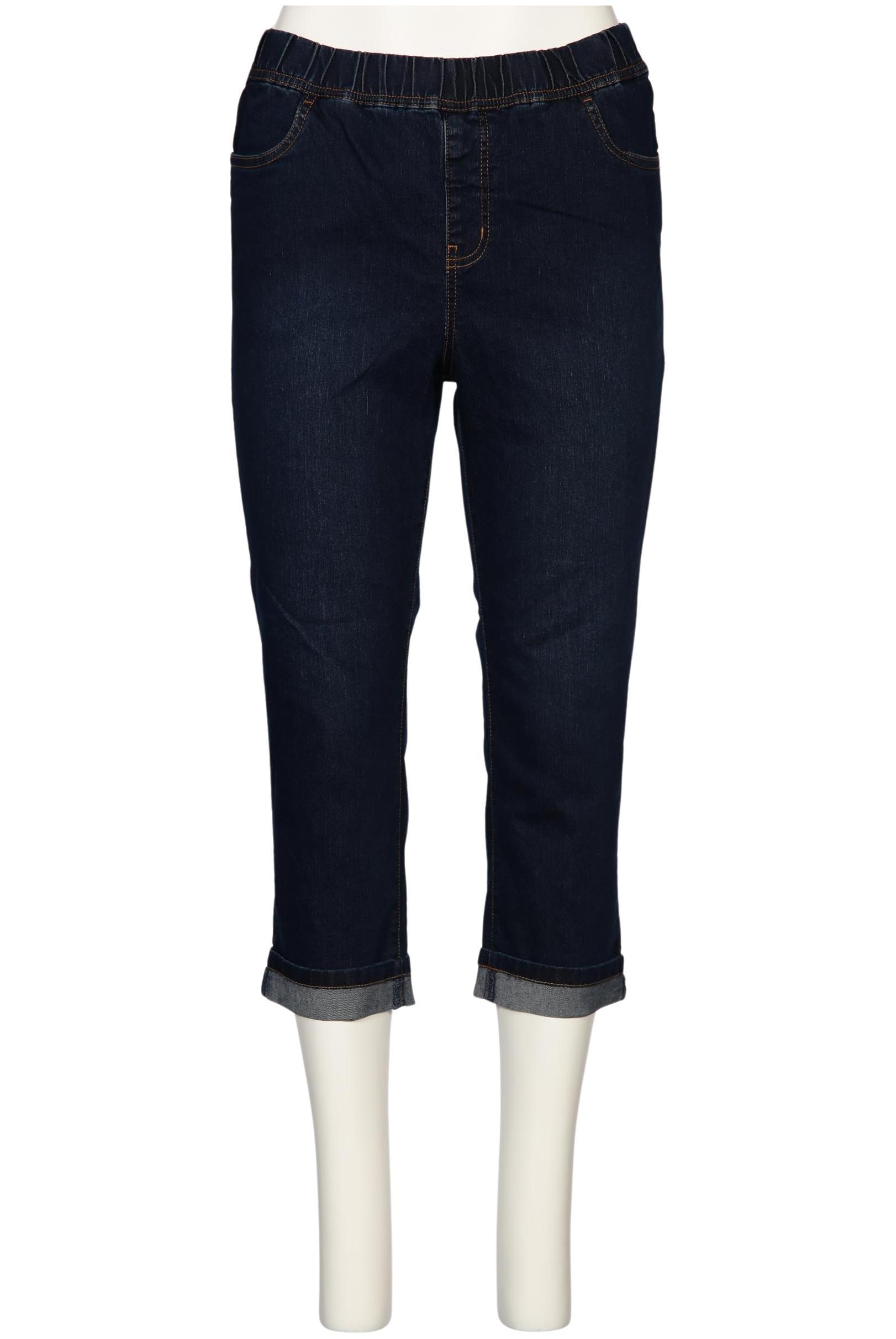 

sheego Damen Jeans, marineblau, Gr. 44