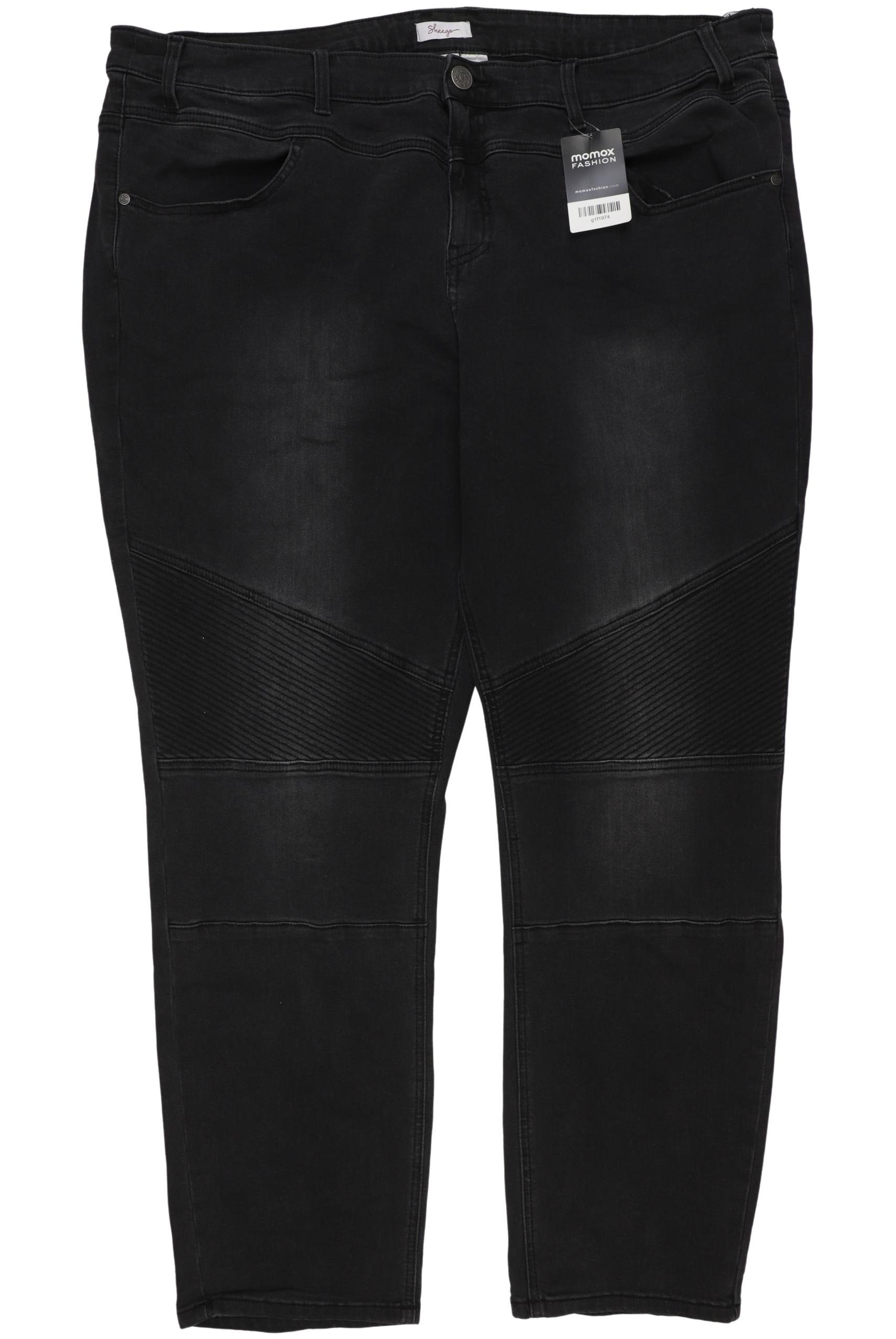 

sheego Damen Jeans, schwarz, Gr. 54