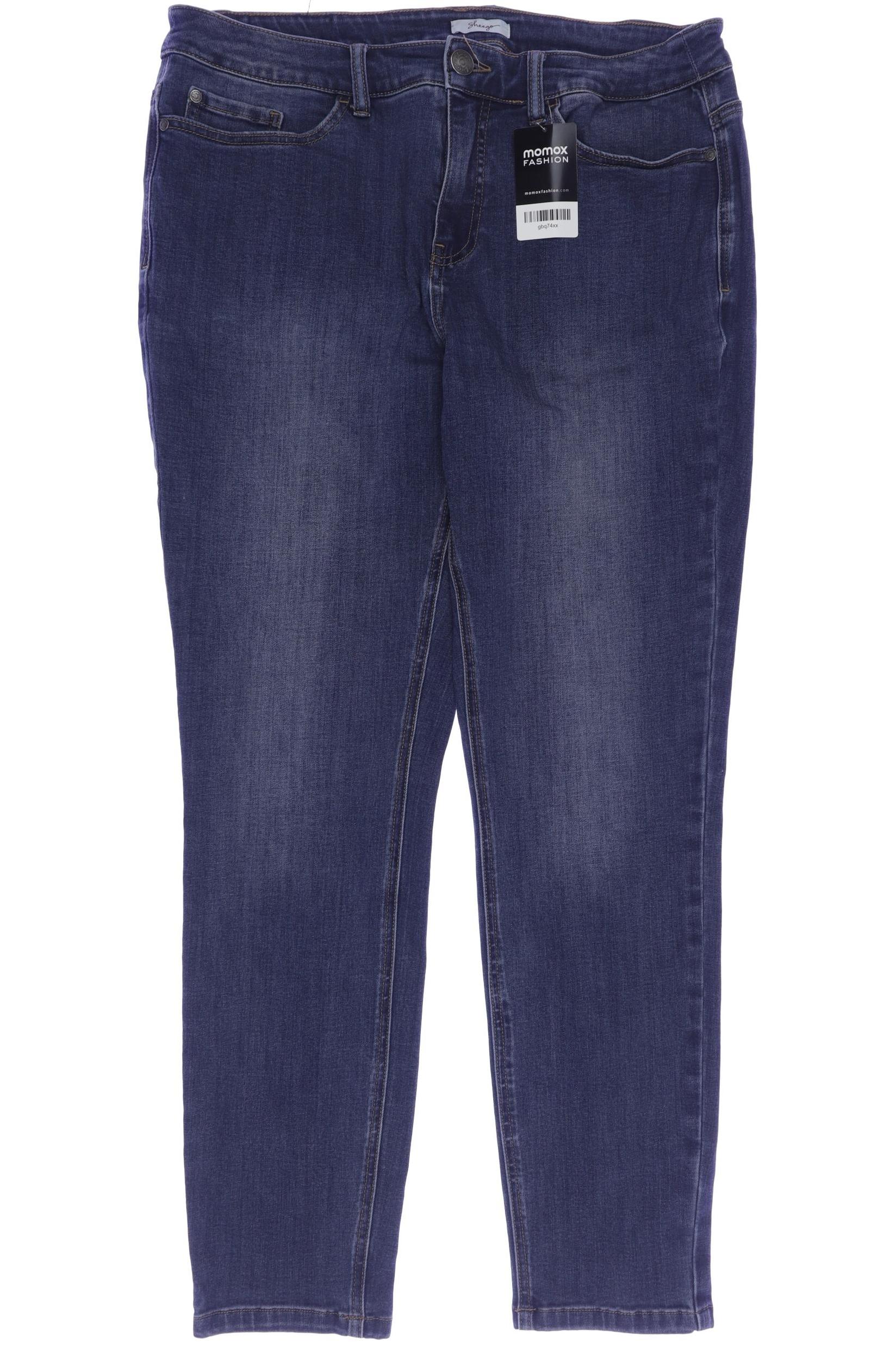 

sheego Damen Jeans, marineblau, Gr. 46