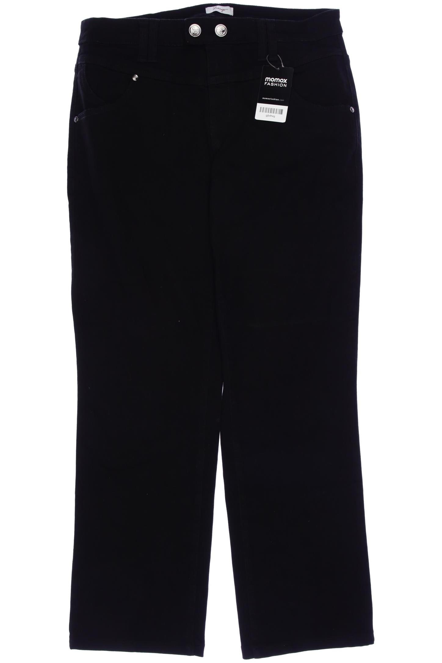

sheego Damen Jeans, schwarz, Gr. 44