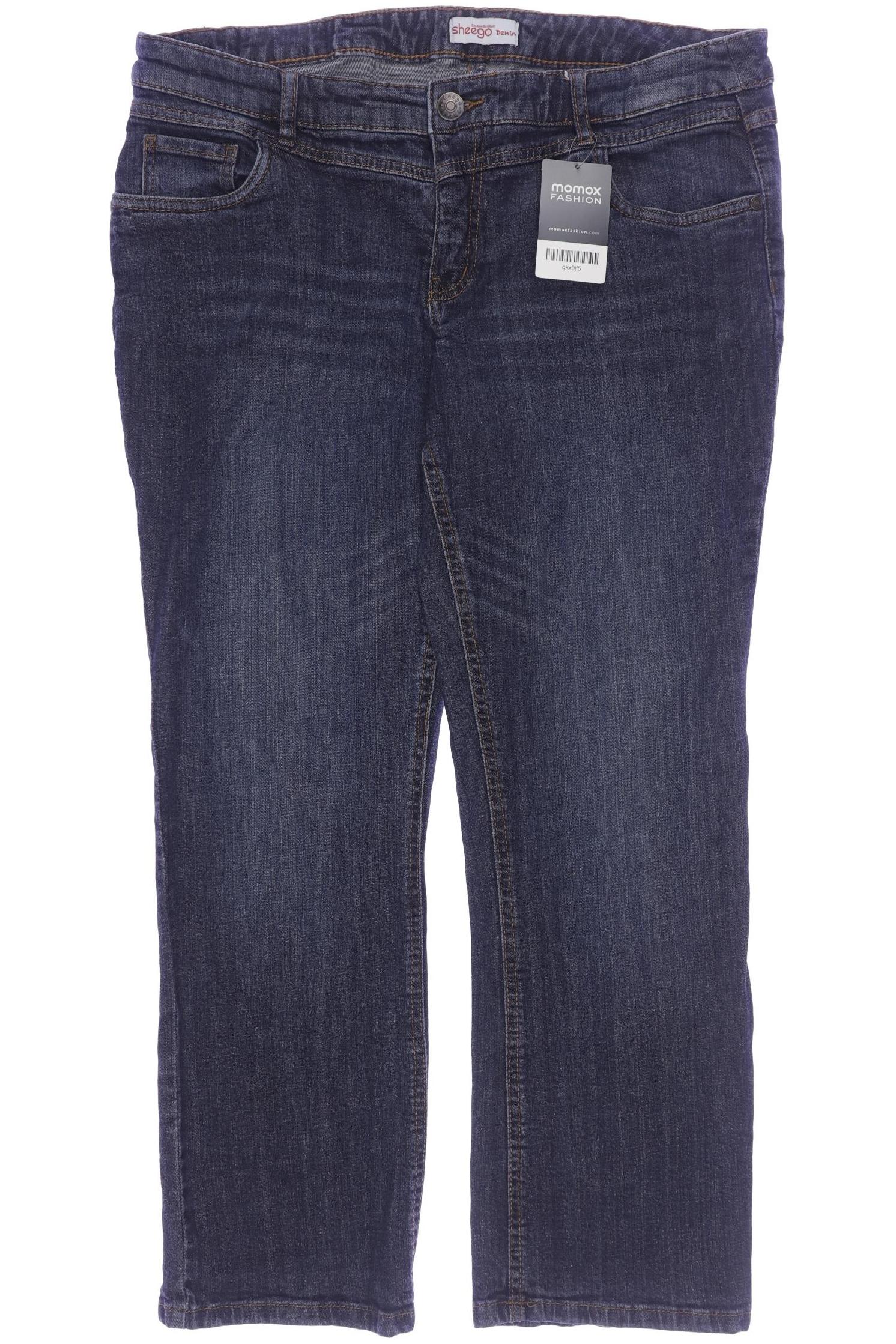 

sheego Damen Jeans, bordeaux, Gr. 23