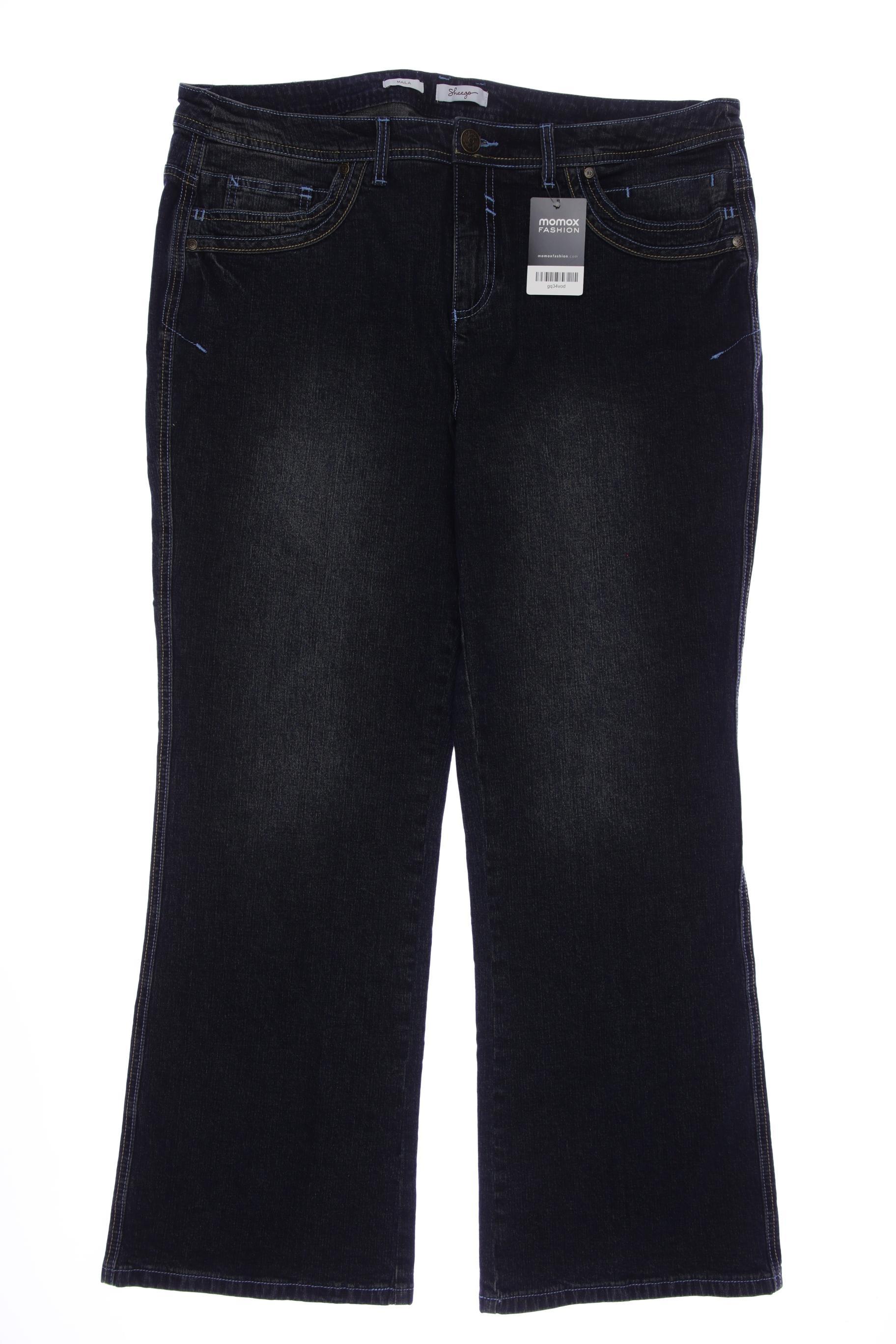 

sheego Damen Jeans, marineblau, Gr. 48