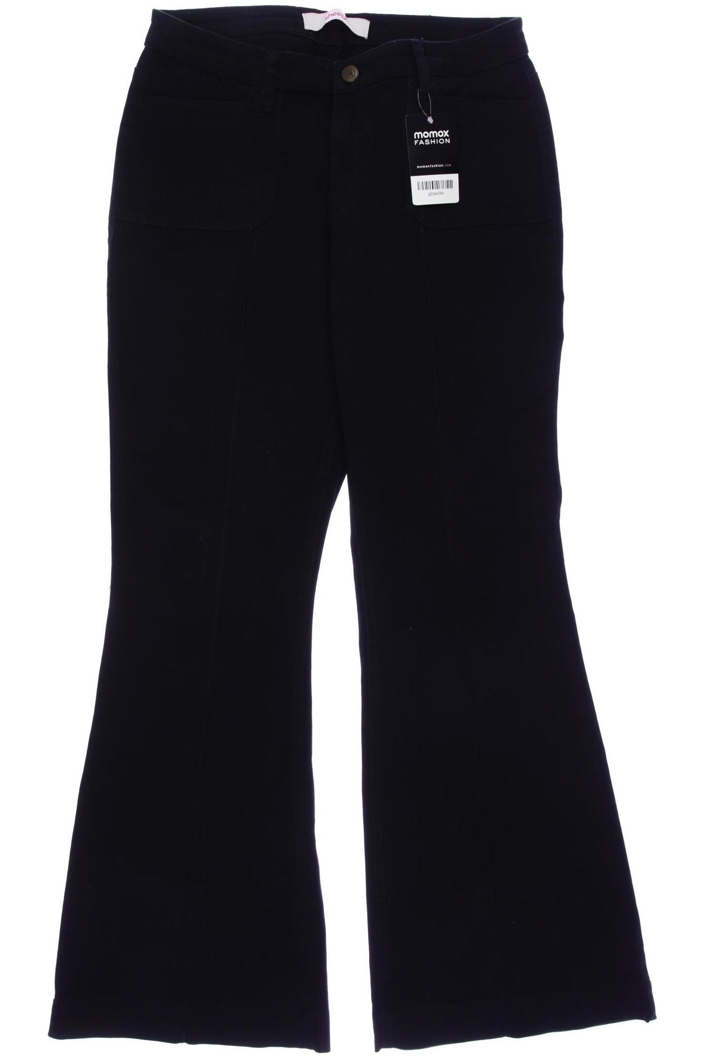 

sheego Damen Jeans, schwarz, Gr. 40