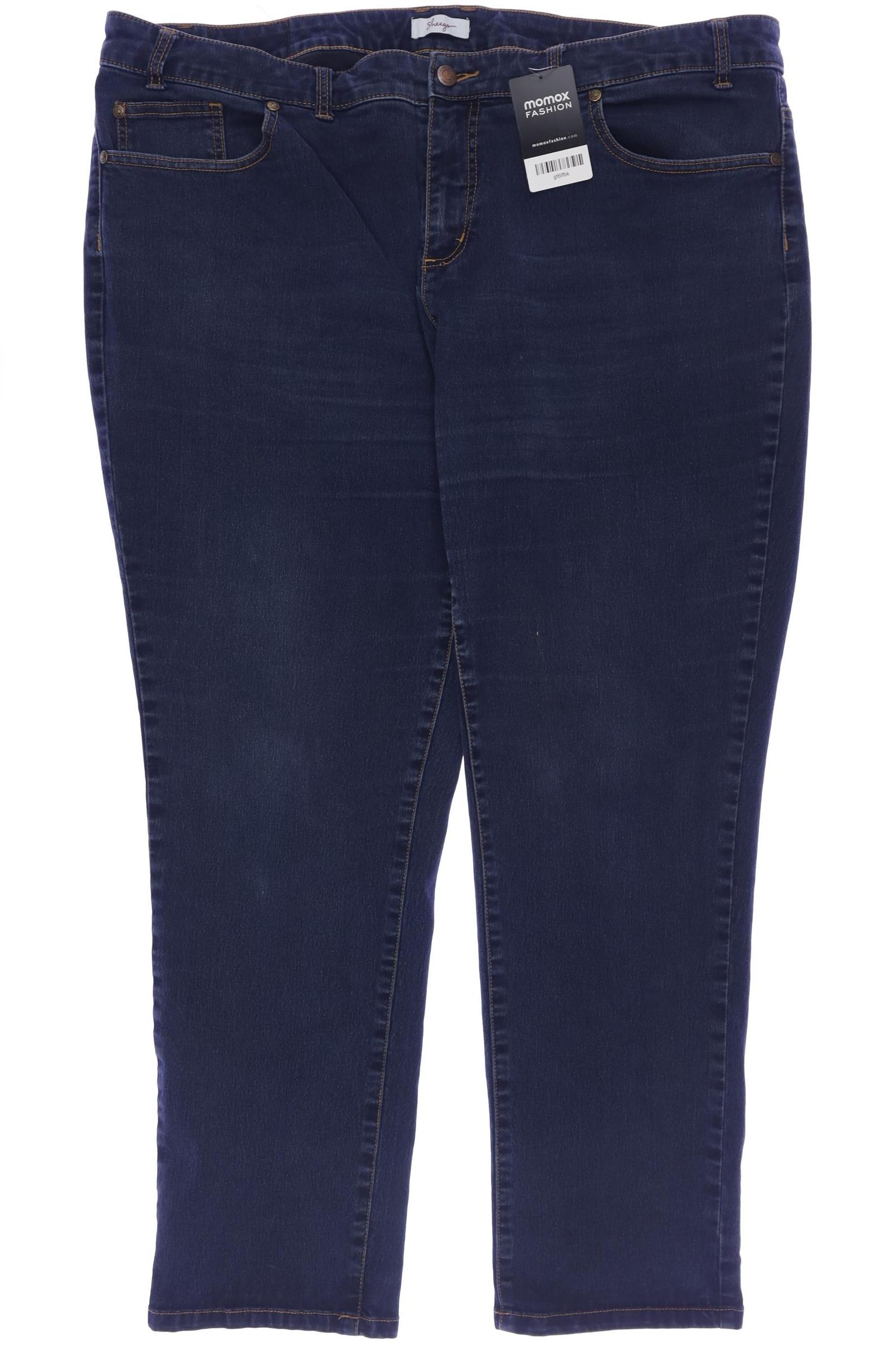 

sheego Damen Jeans, marineblau, Gr. 50