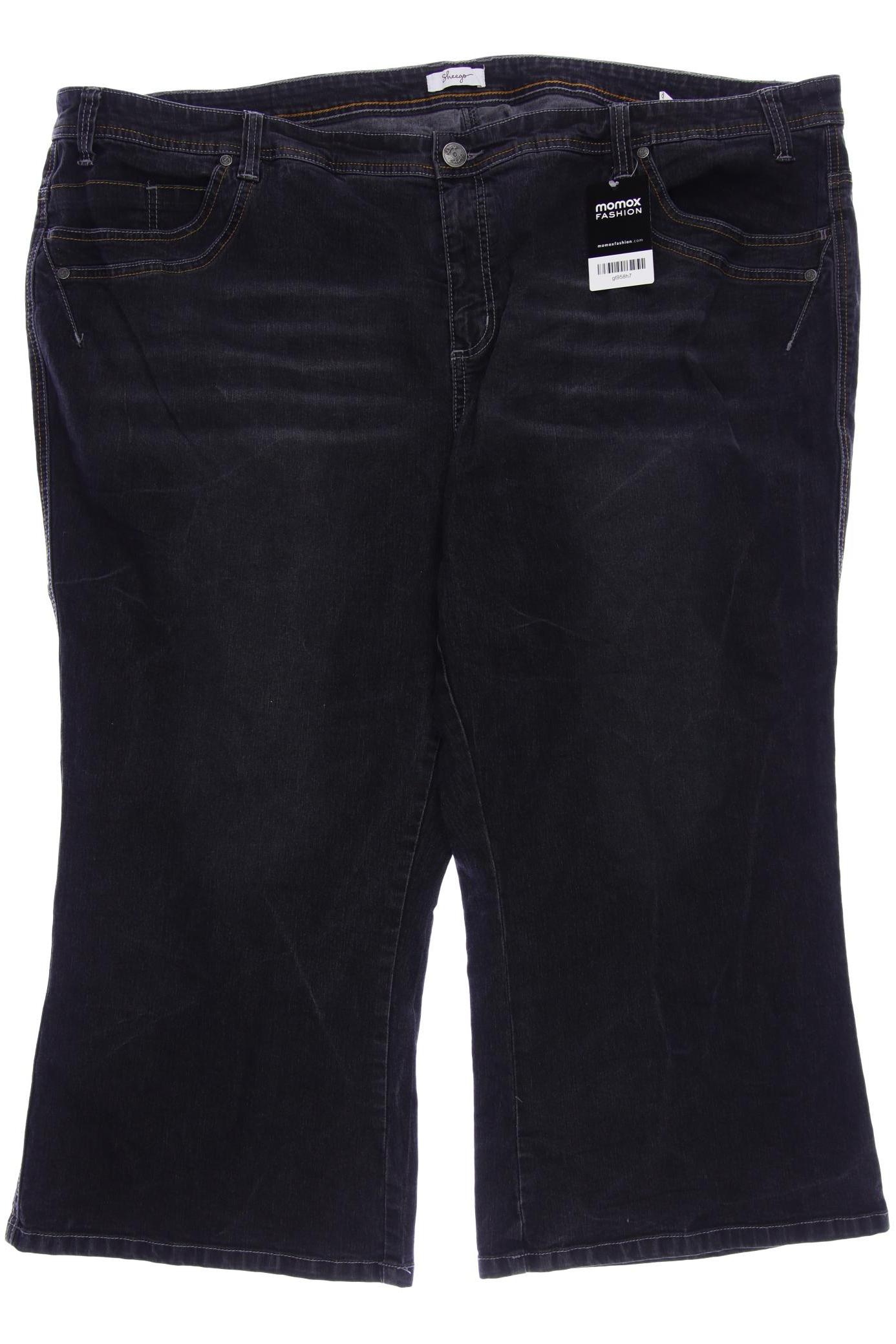 

sheego Damen Jeans, grau