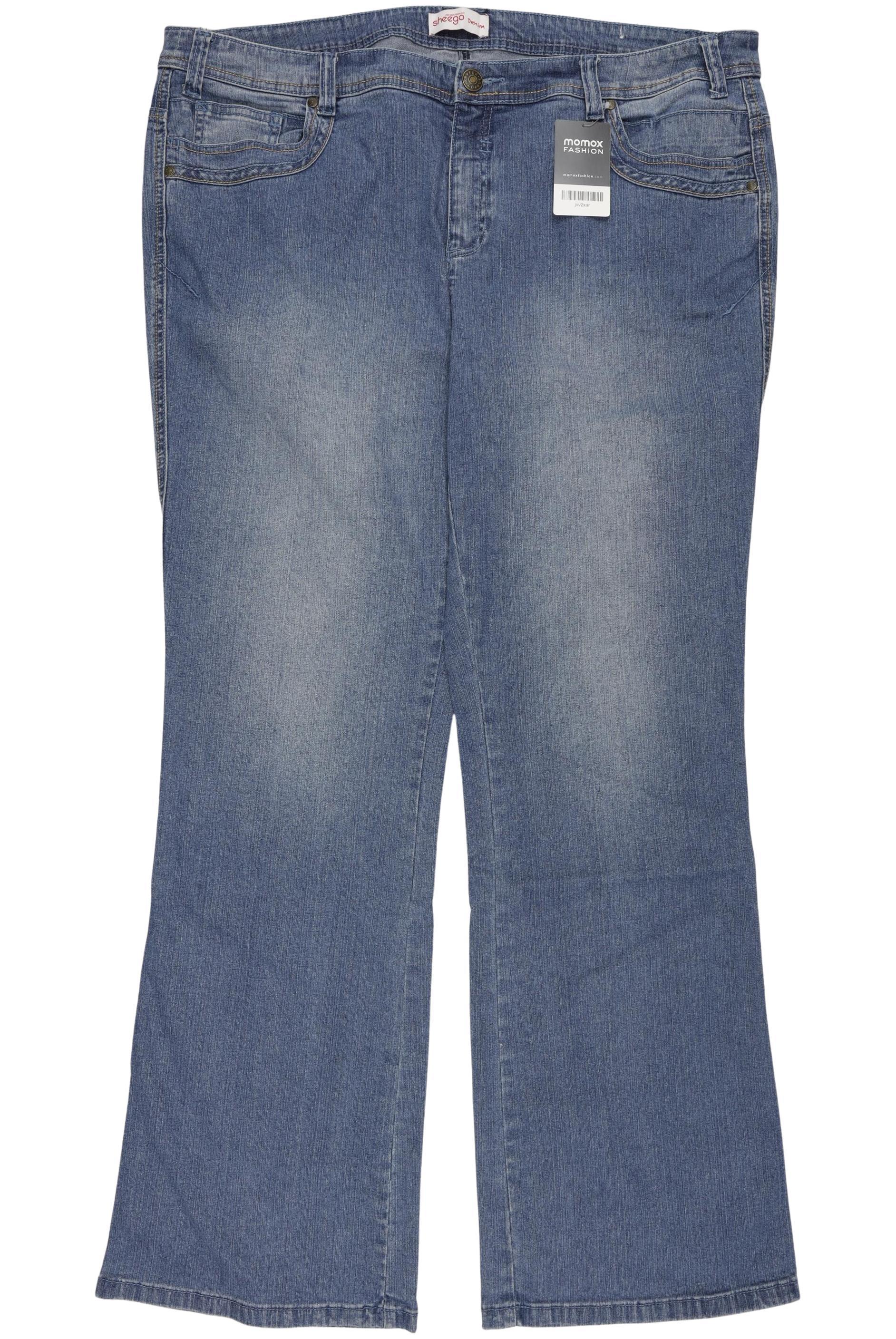 

sheego Damen Jeans, blau, Gr. 100