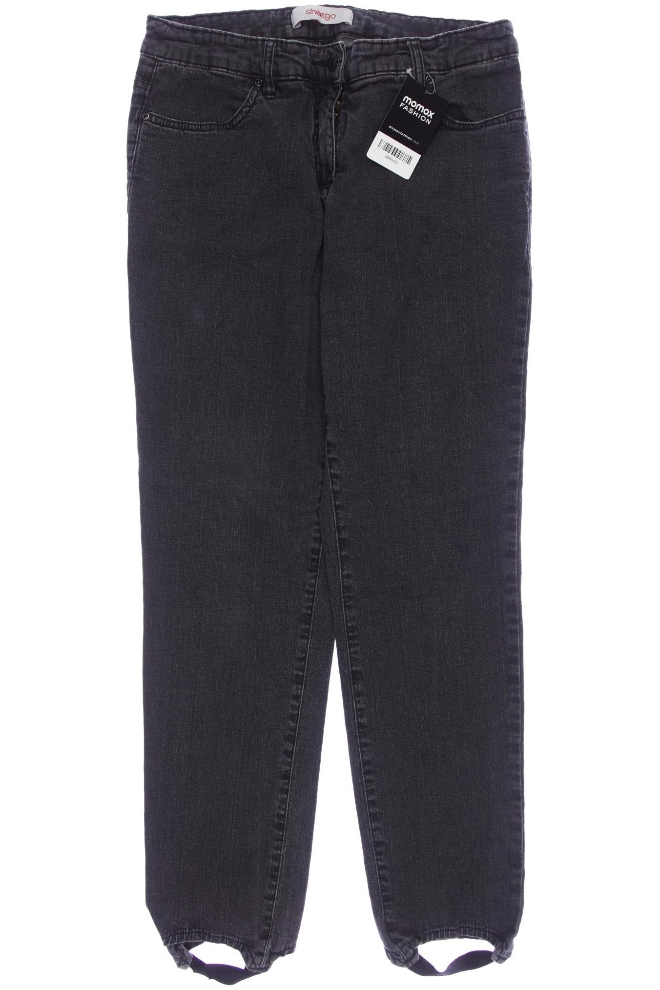 

sheego Damen Jeans, schwarz, Gr. 42