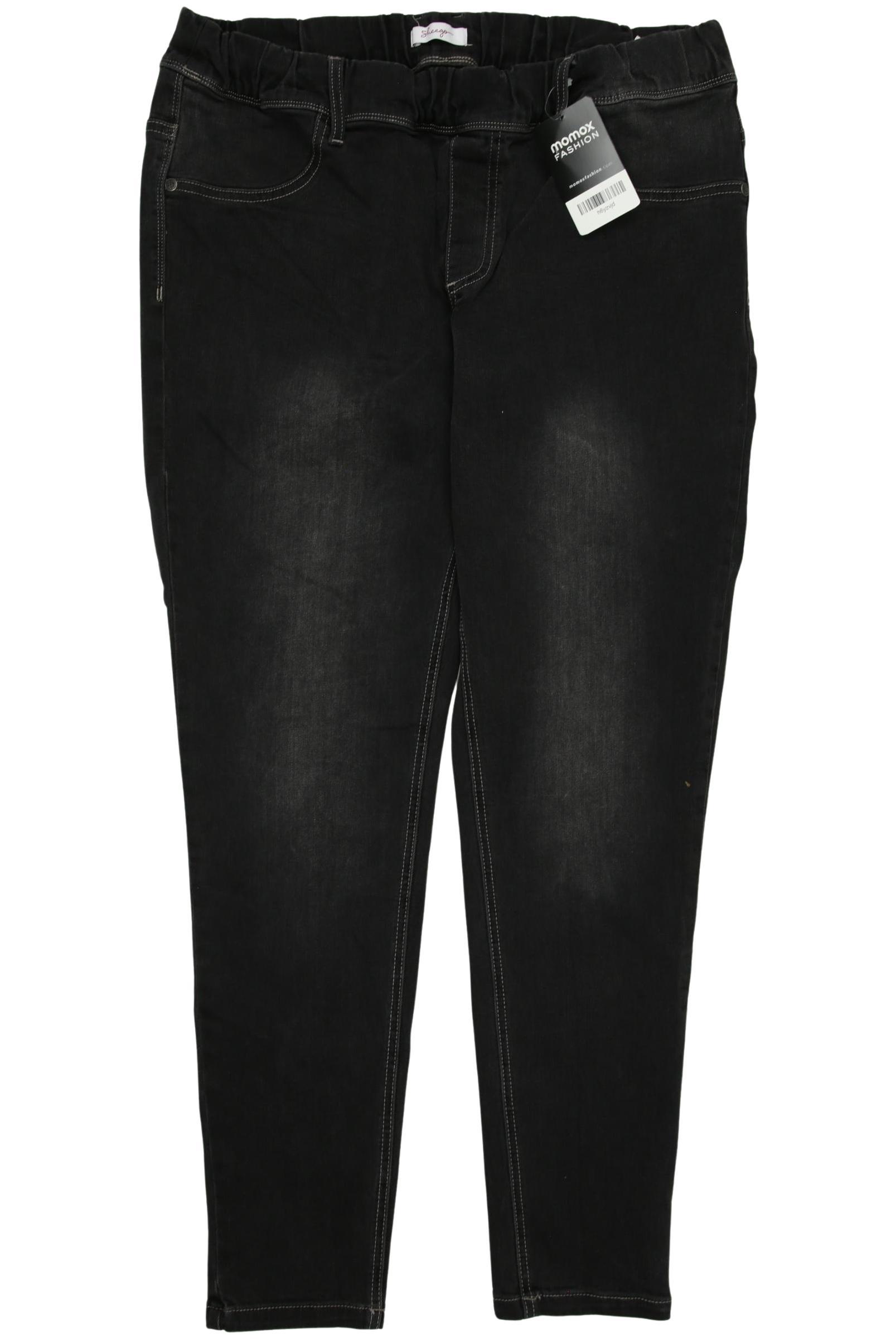 

sheego Damen Jeans, grau, Gr. 23