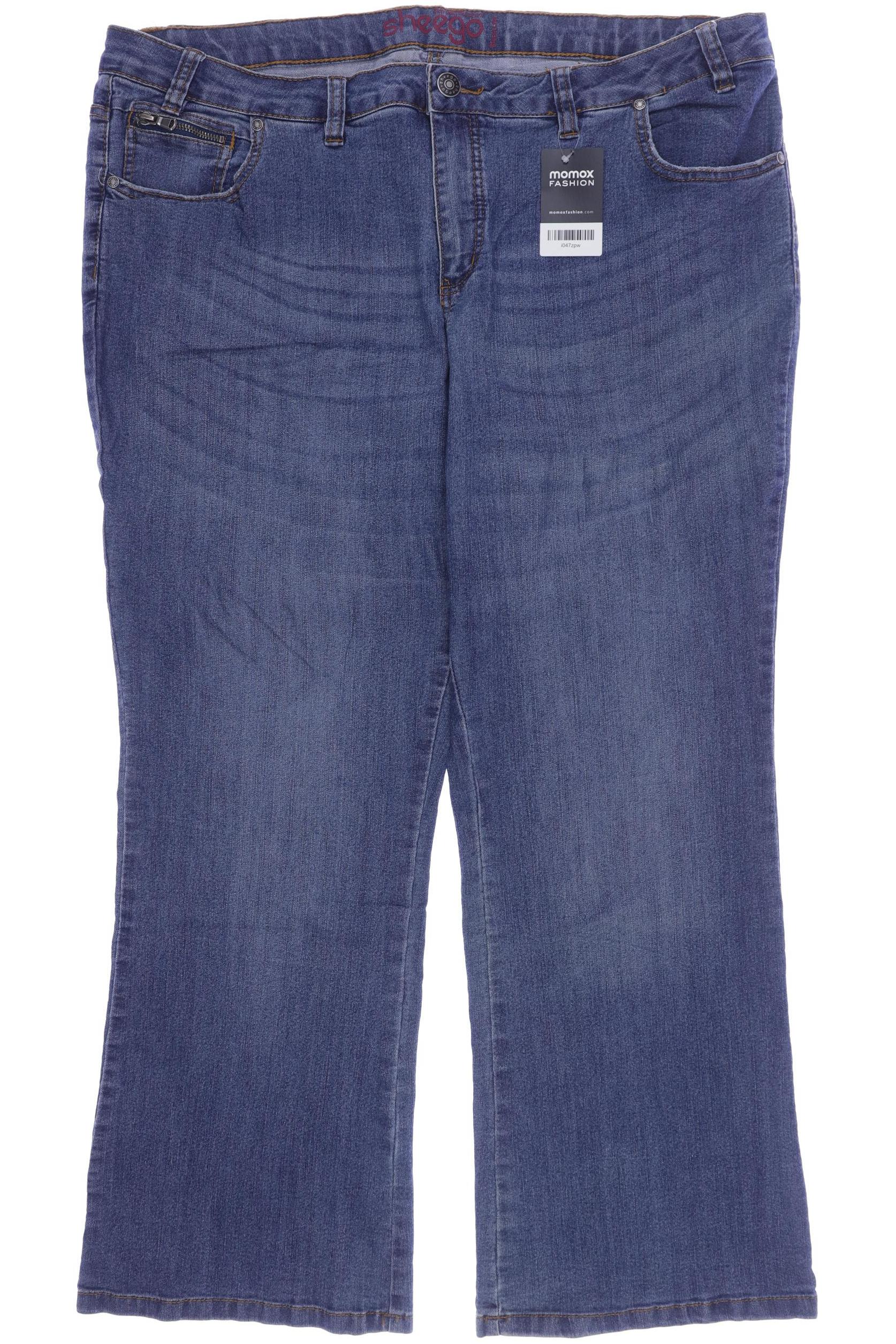 

sheego Damen Jeans, blau