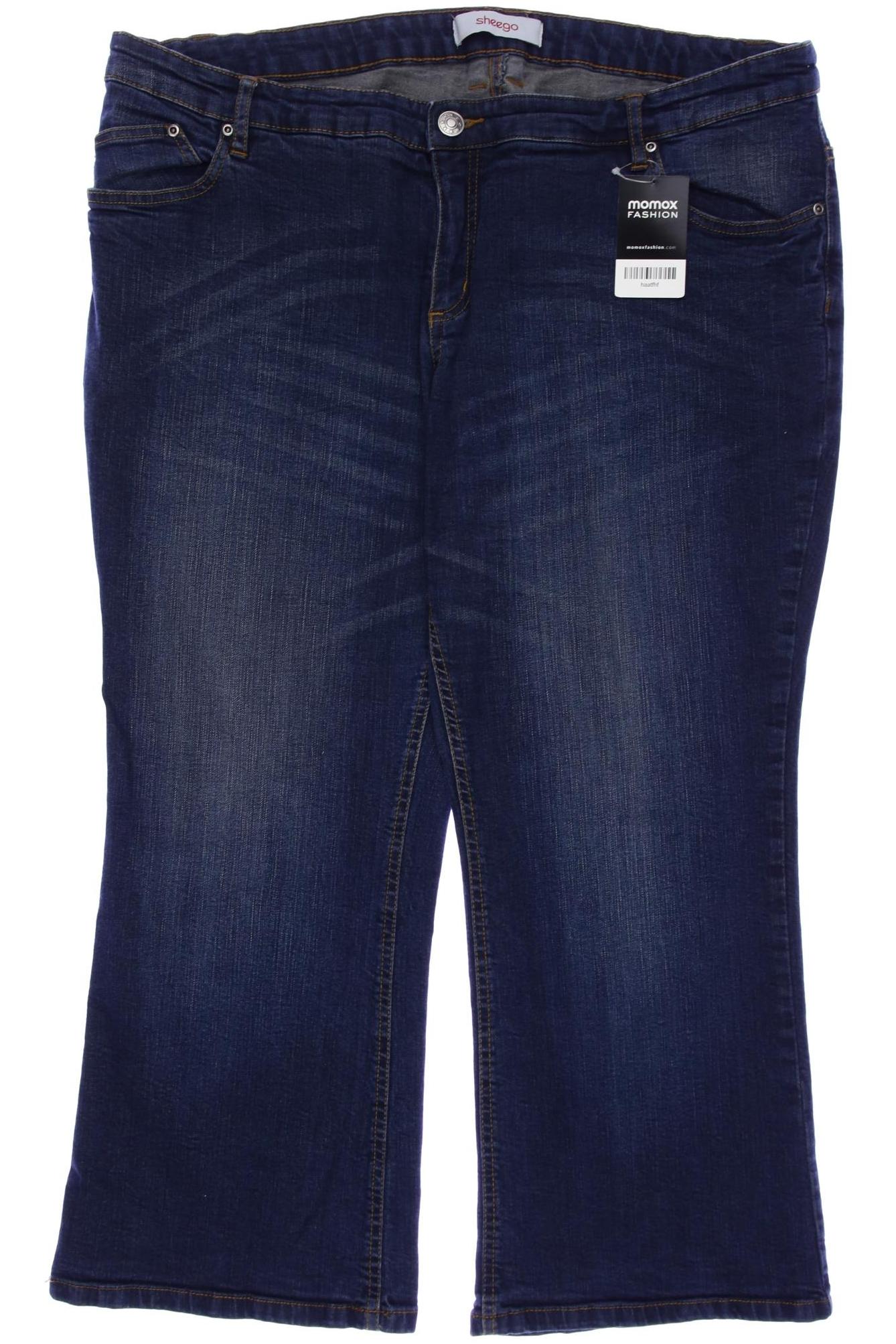 

sheego Damen Jeans, blau, Gr. 24