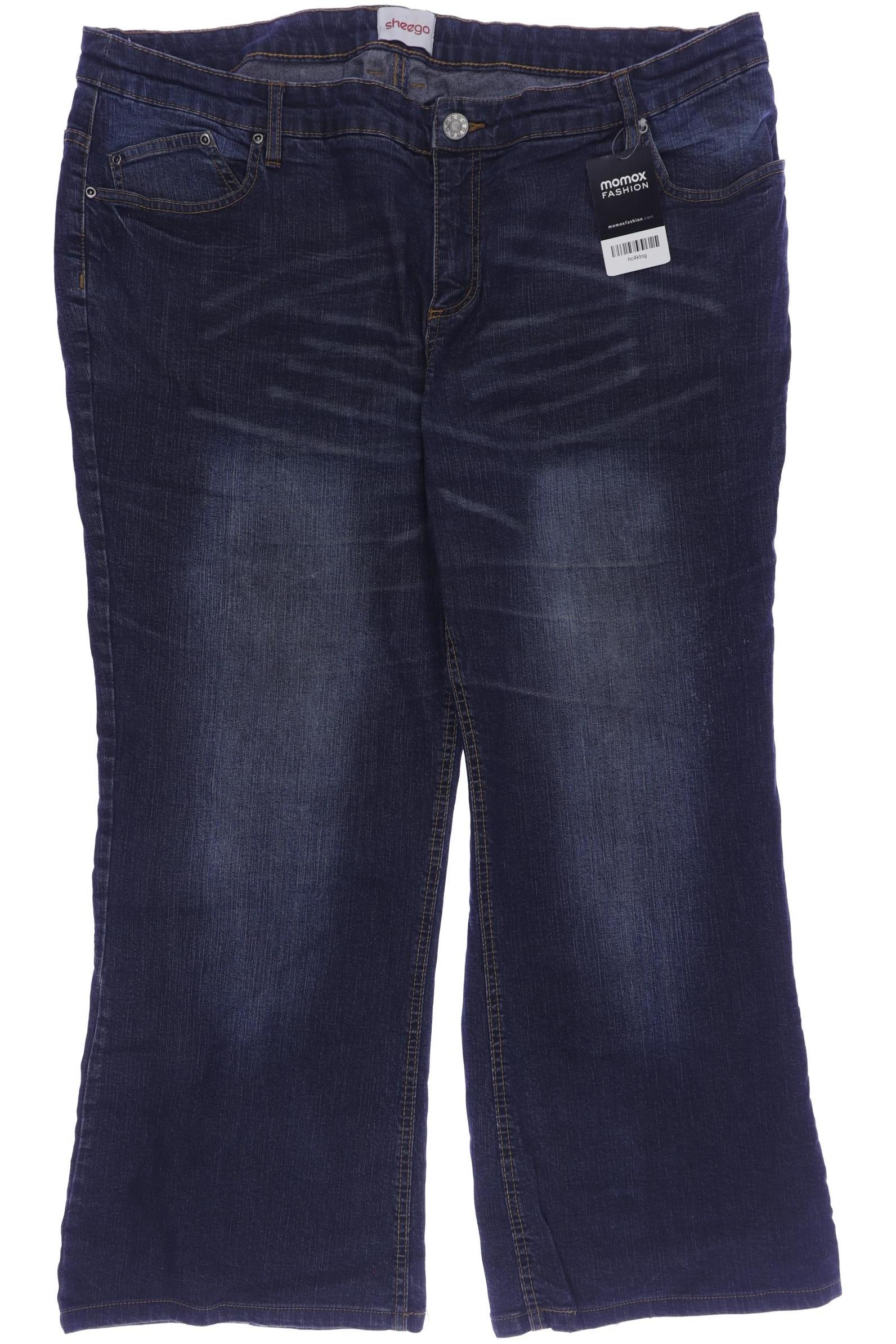 

sheego Damen Jeans, marineblau, Gr. 50