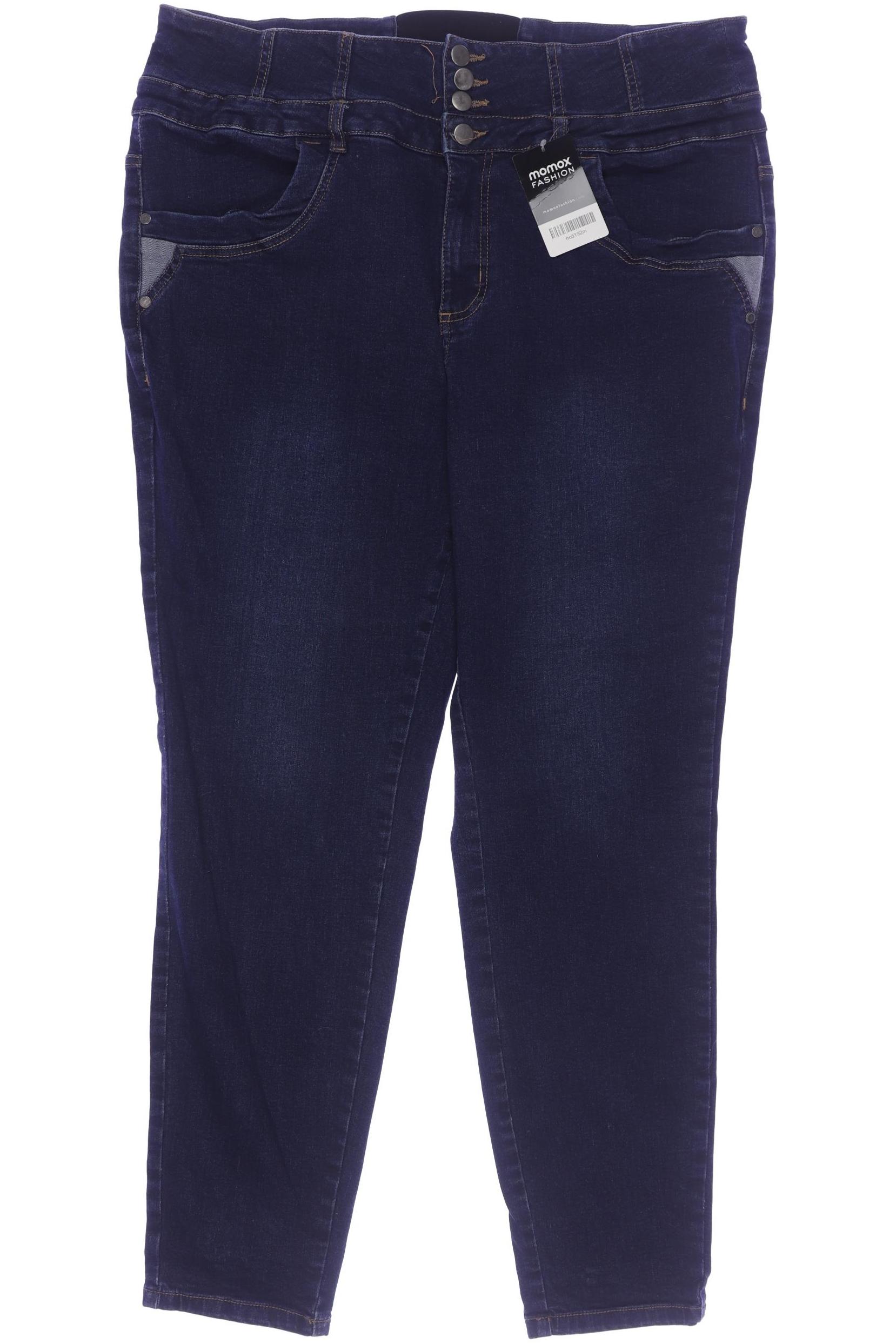 

sheego Damen Jeans, marineblau, Gr. 48