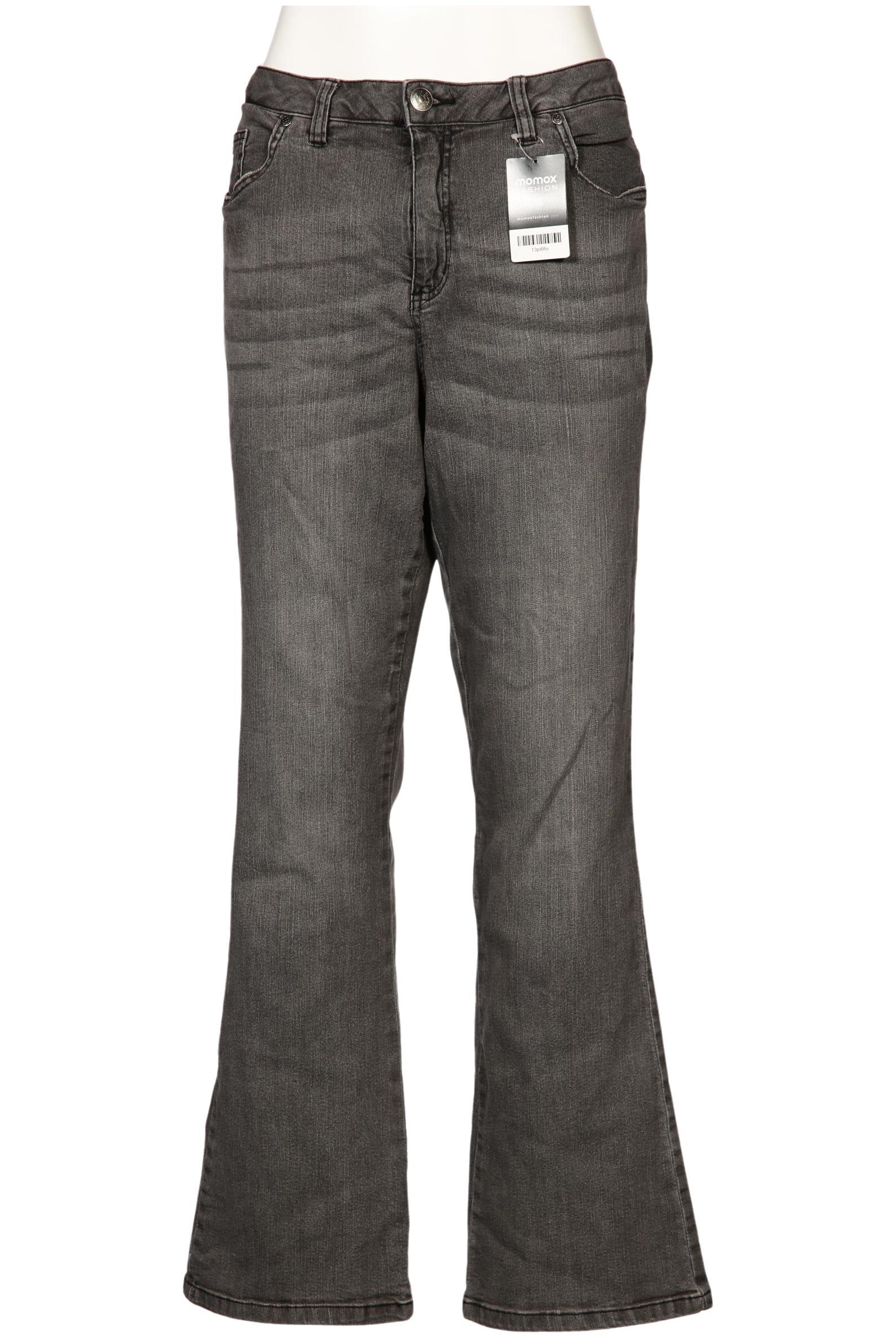 

sheego Damen Jeans, grau, Gr. 92