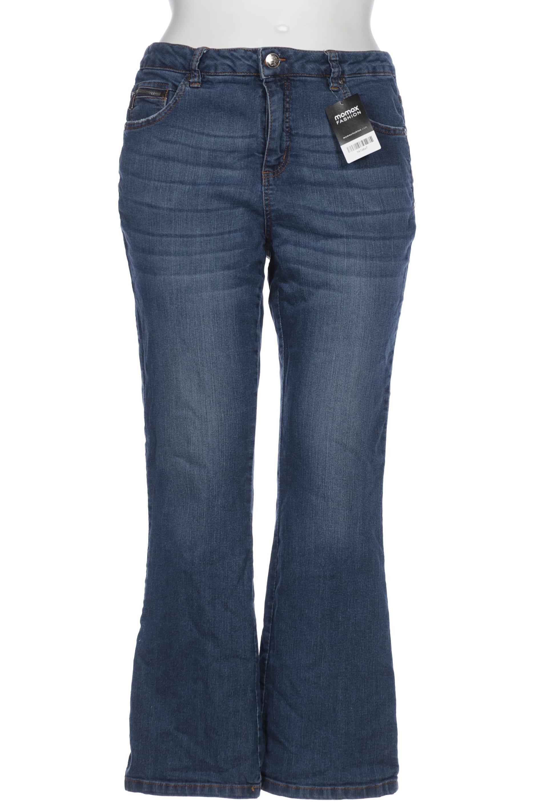 

sheego Damen Jeans, marineblau, Gr. 46