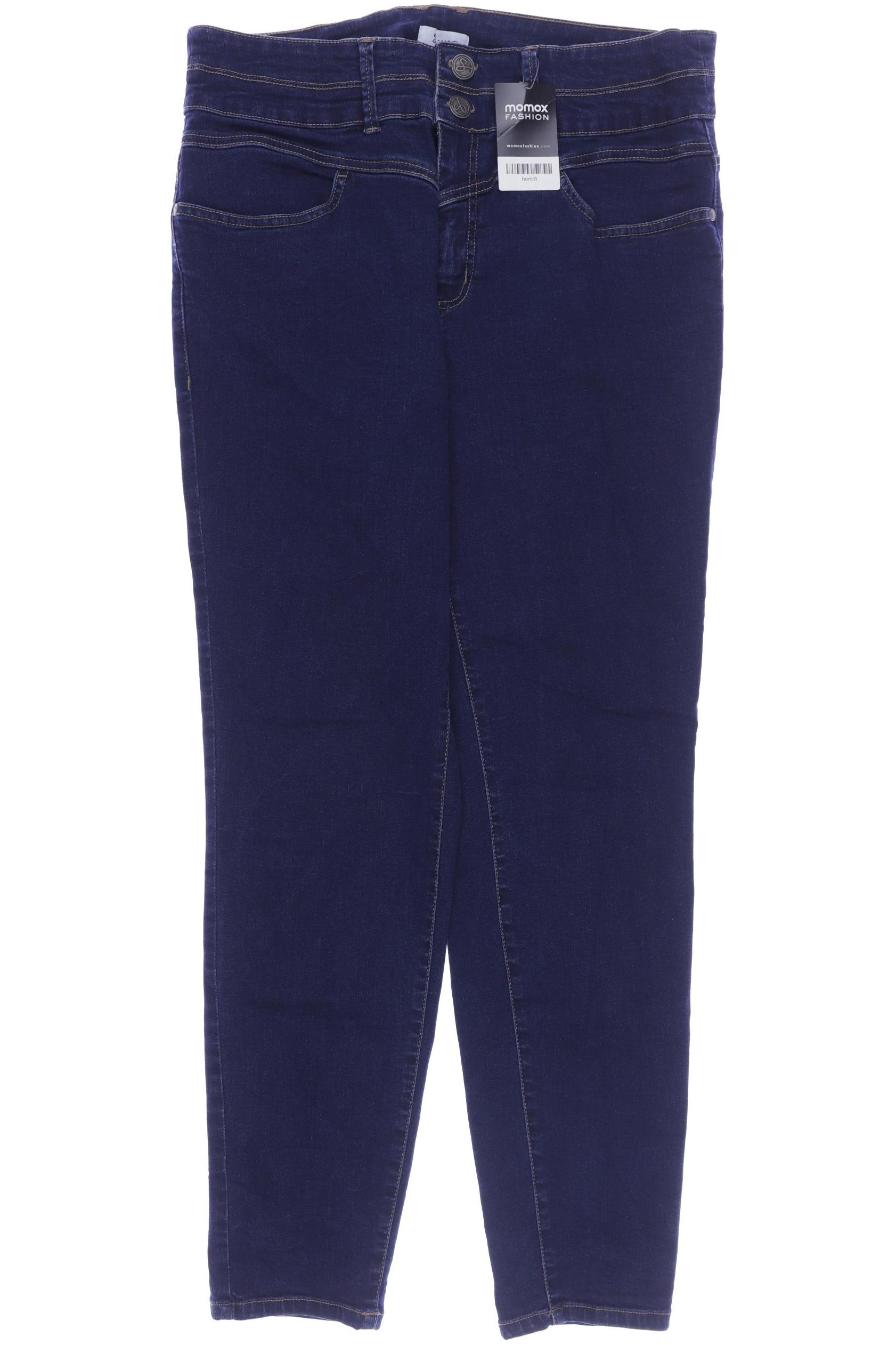 

sheego Damen Jeans, marineblau