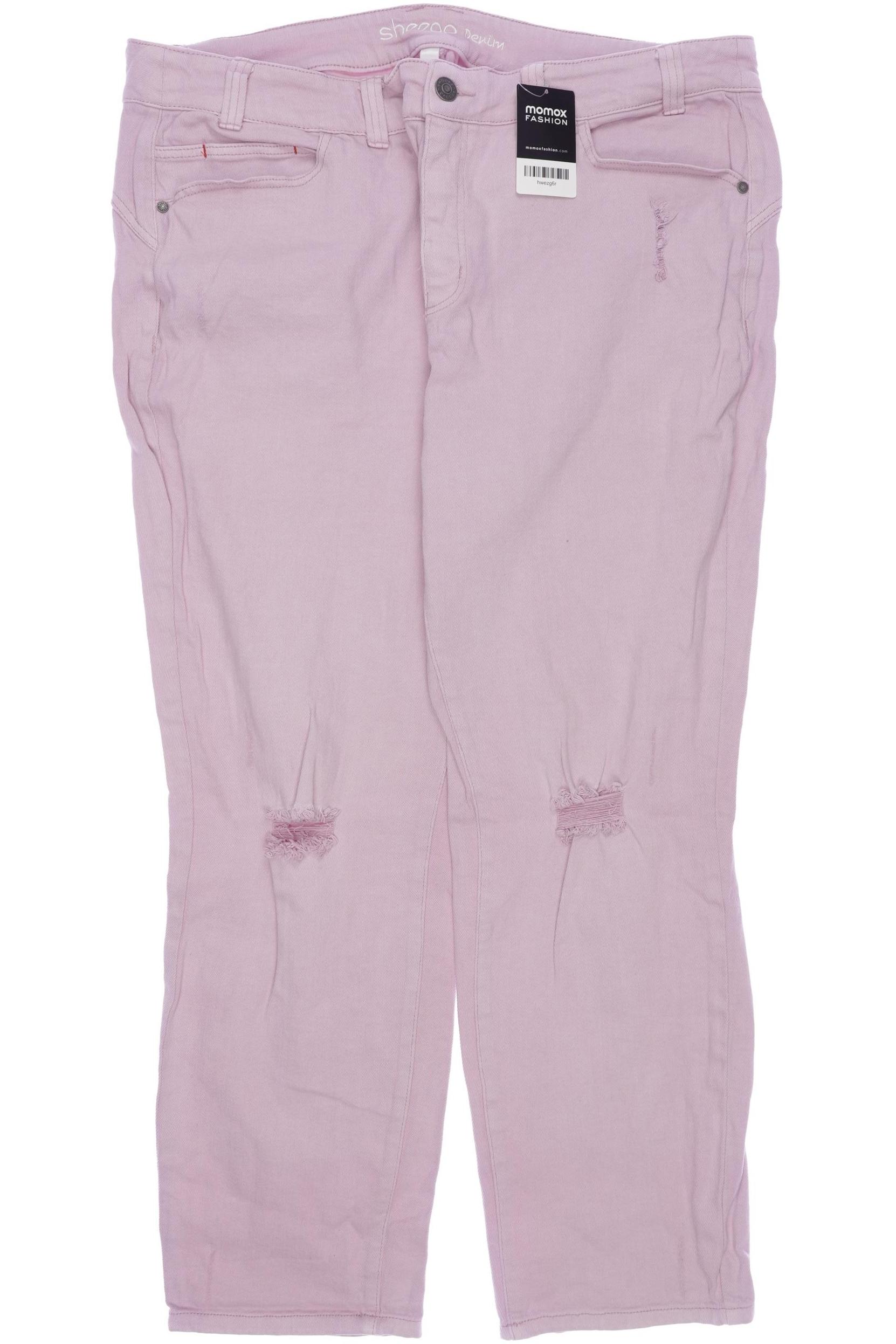 

sheego Damen Jeans, pink, Gr. 50