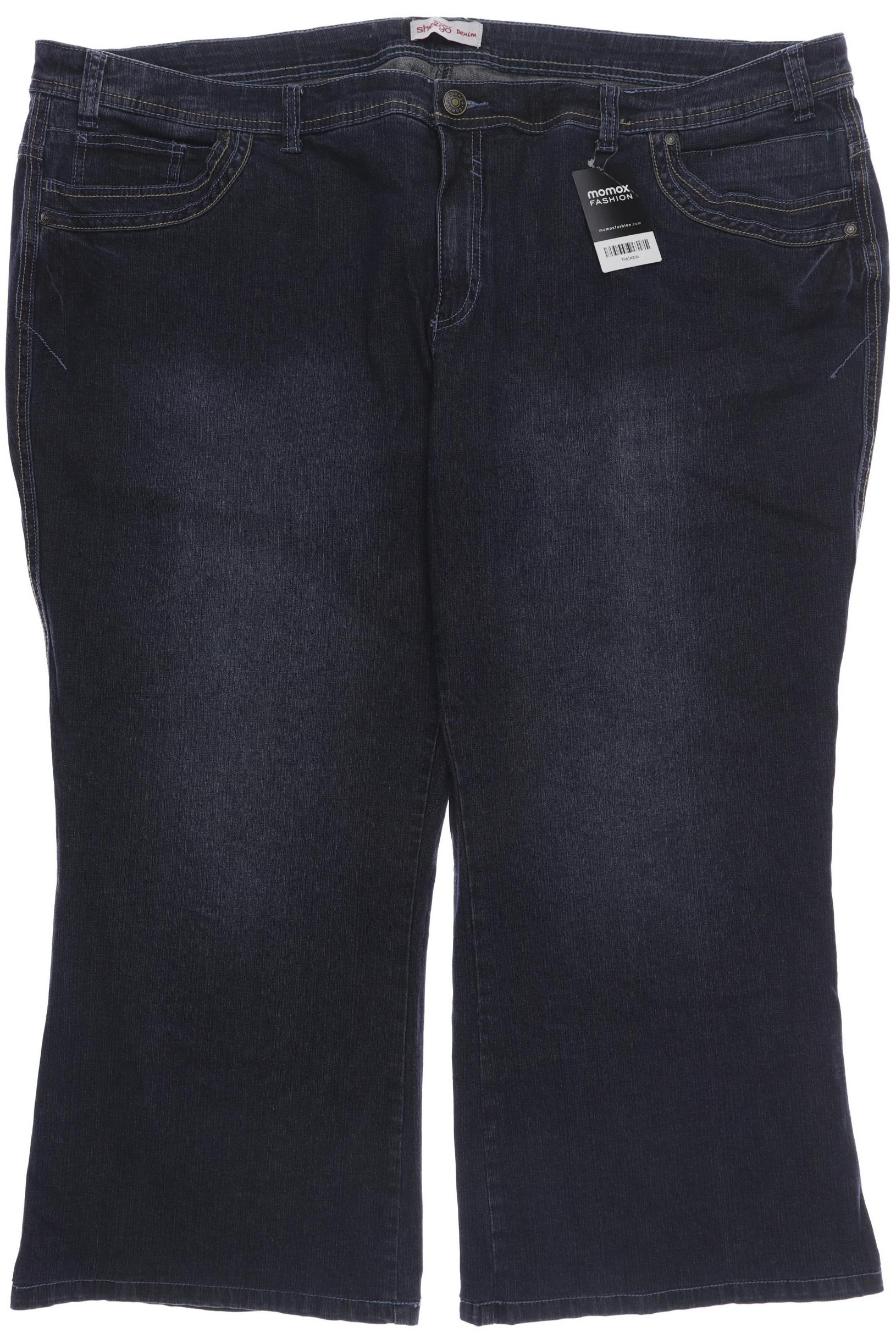 

sheego Damen Jeans, marineblau