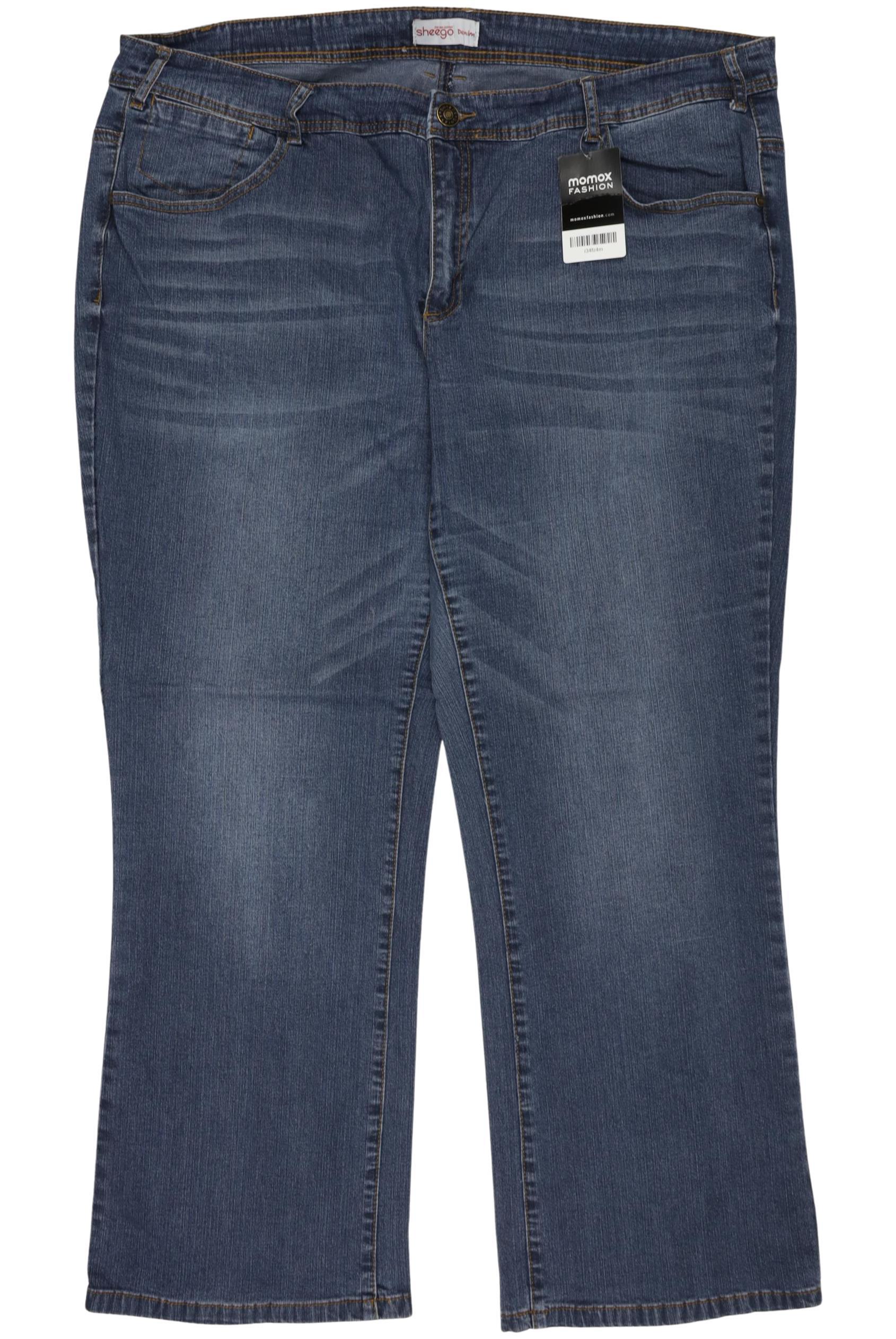 

sheego Damen Jeans, blau, Gr. 26