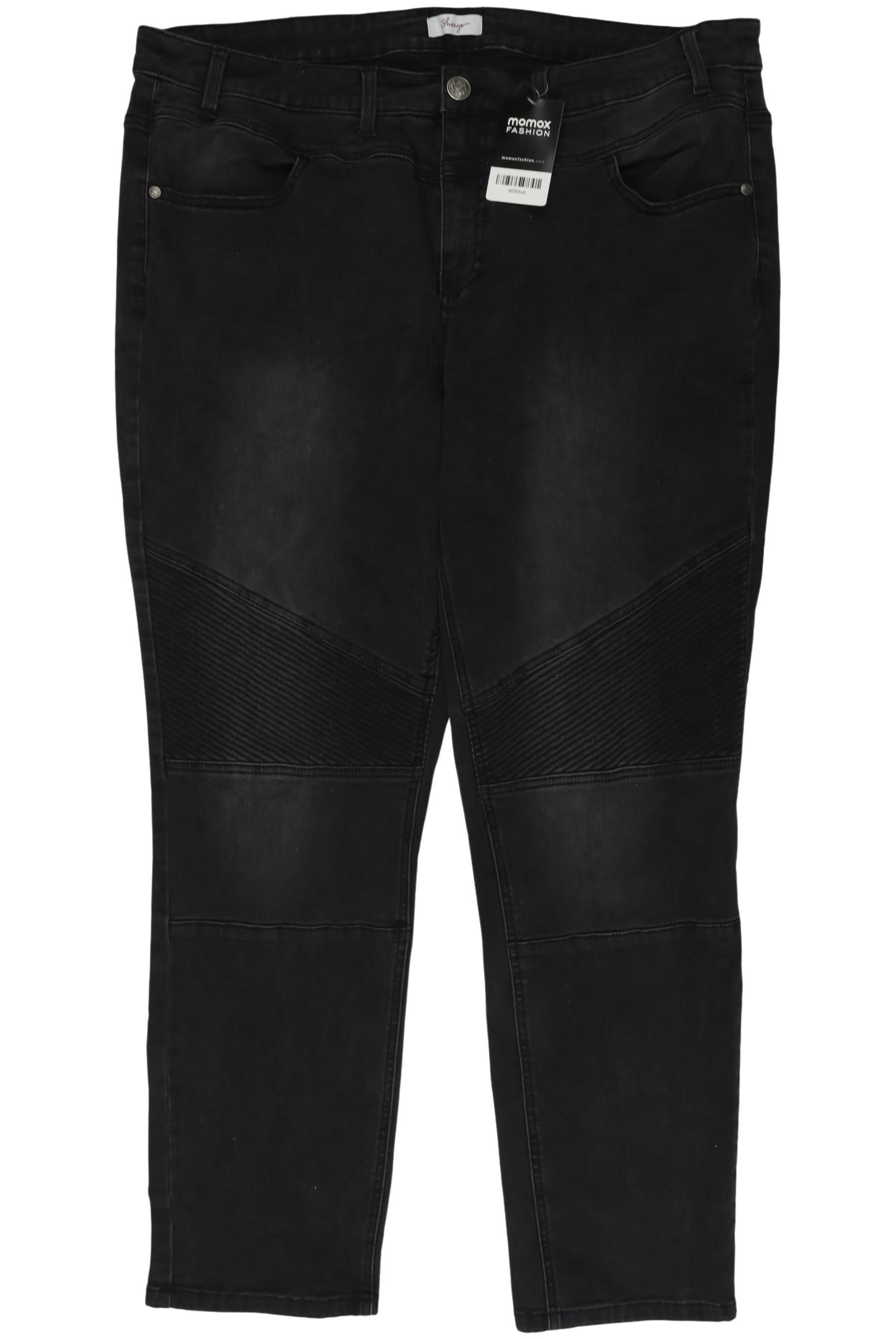 

sheego Damen Jeans, schwarz, Gr. 39
