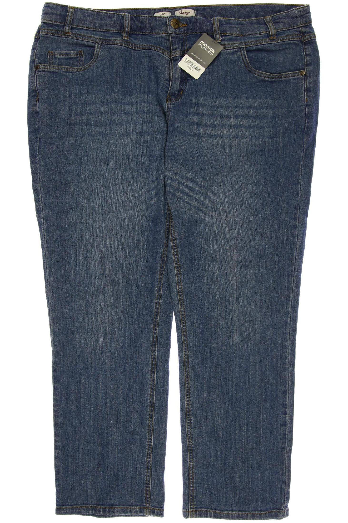 

sheego Damen Jeans, blau