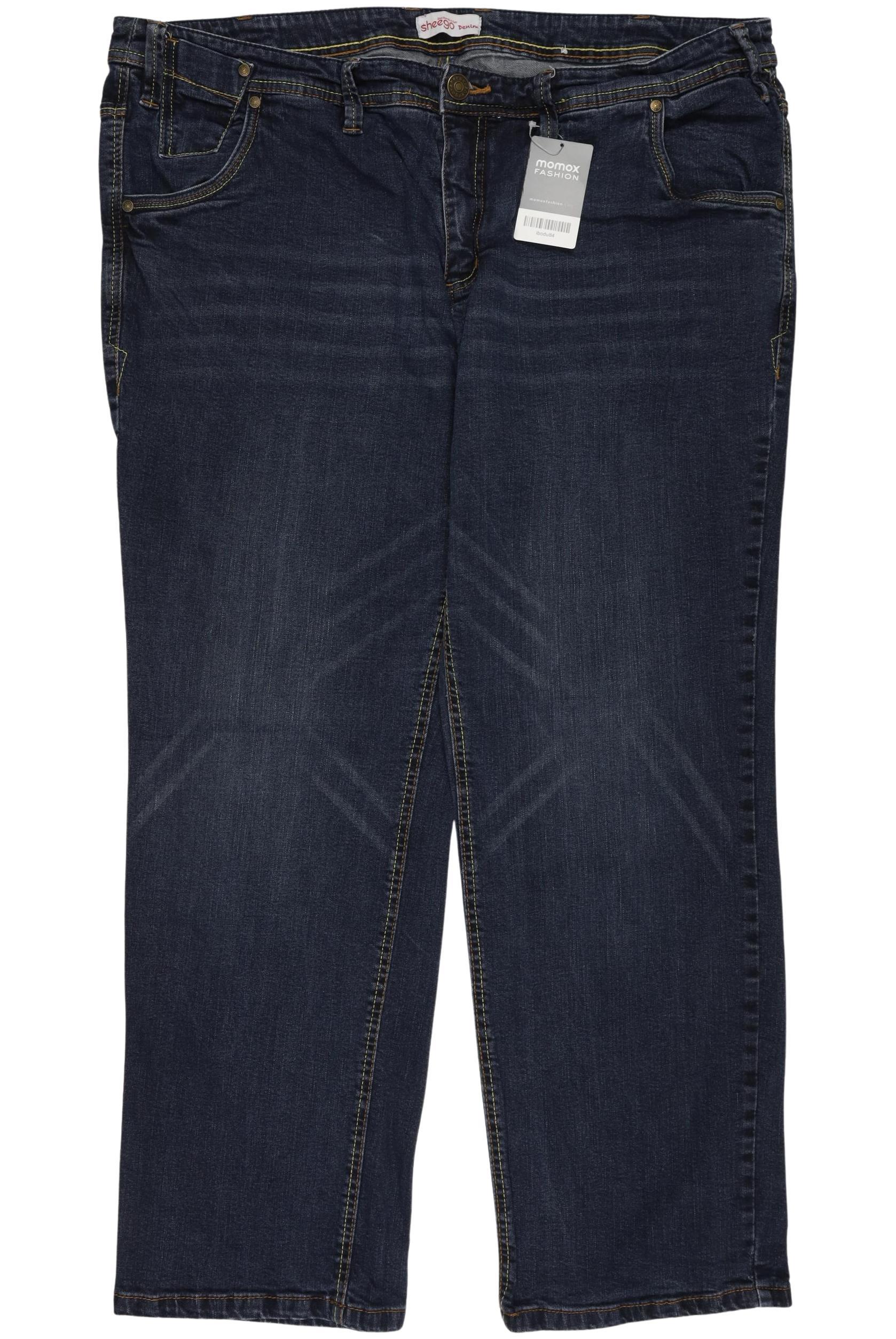 

sheego Damen Jeans, marineblau, Gr. 52