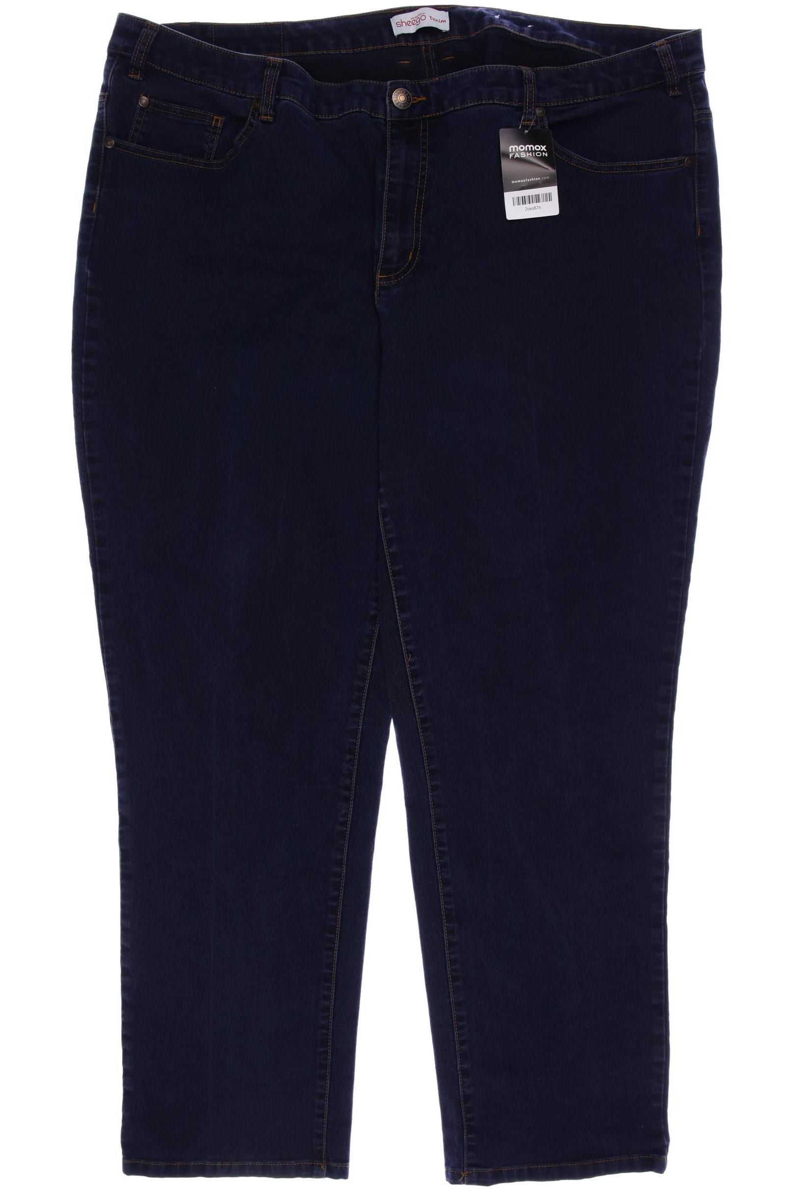 

sheego Damen Jeans, marineblau, Gr. 112