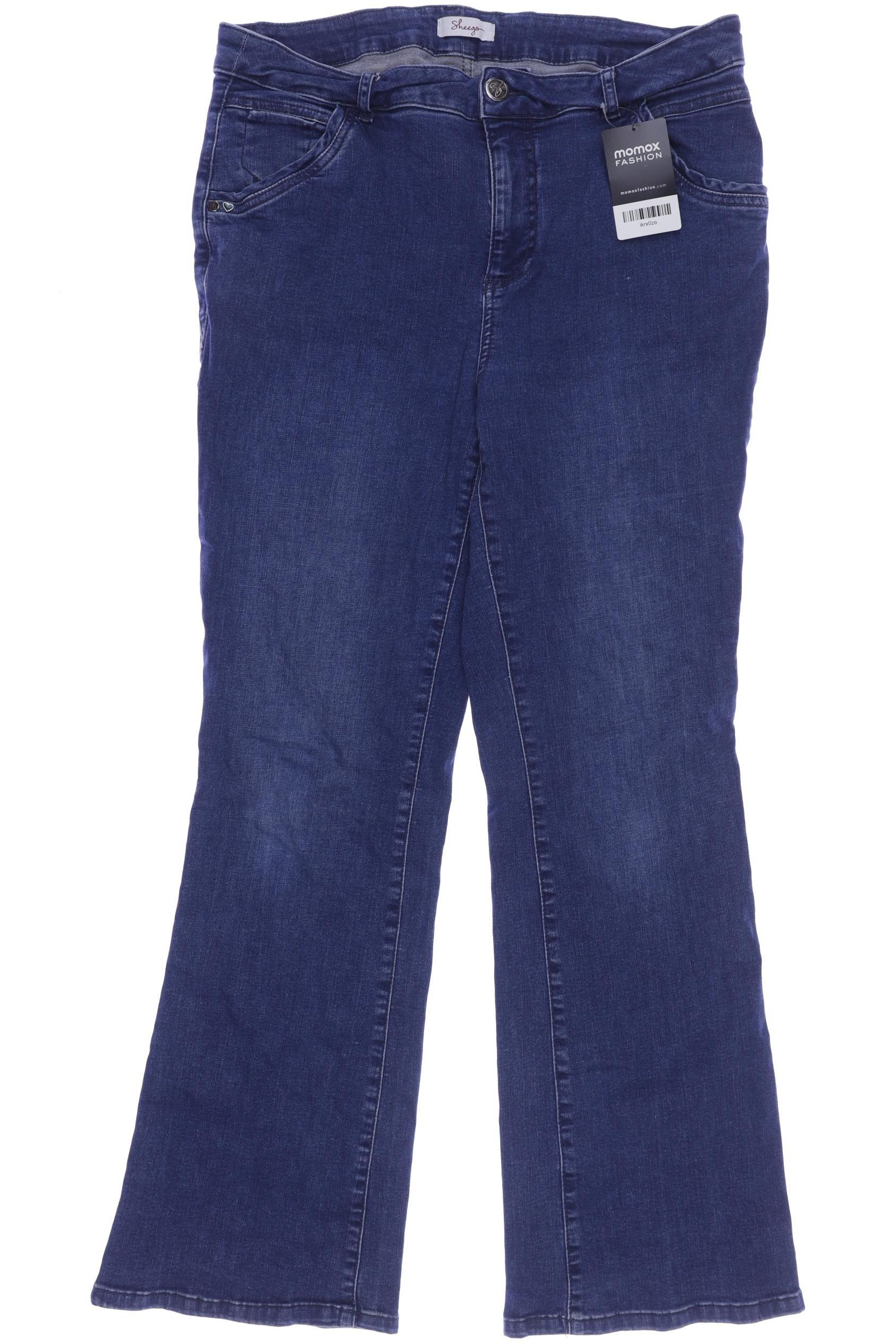 

sheego Damen Jeans, blau