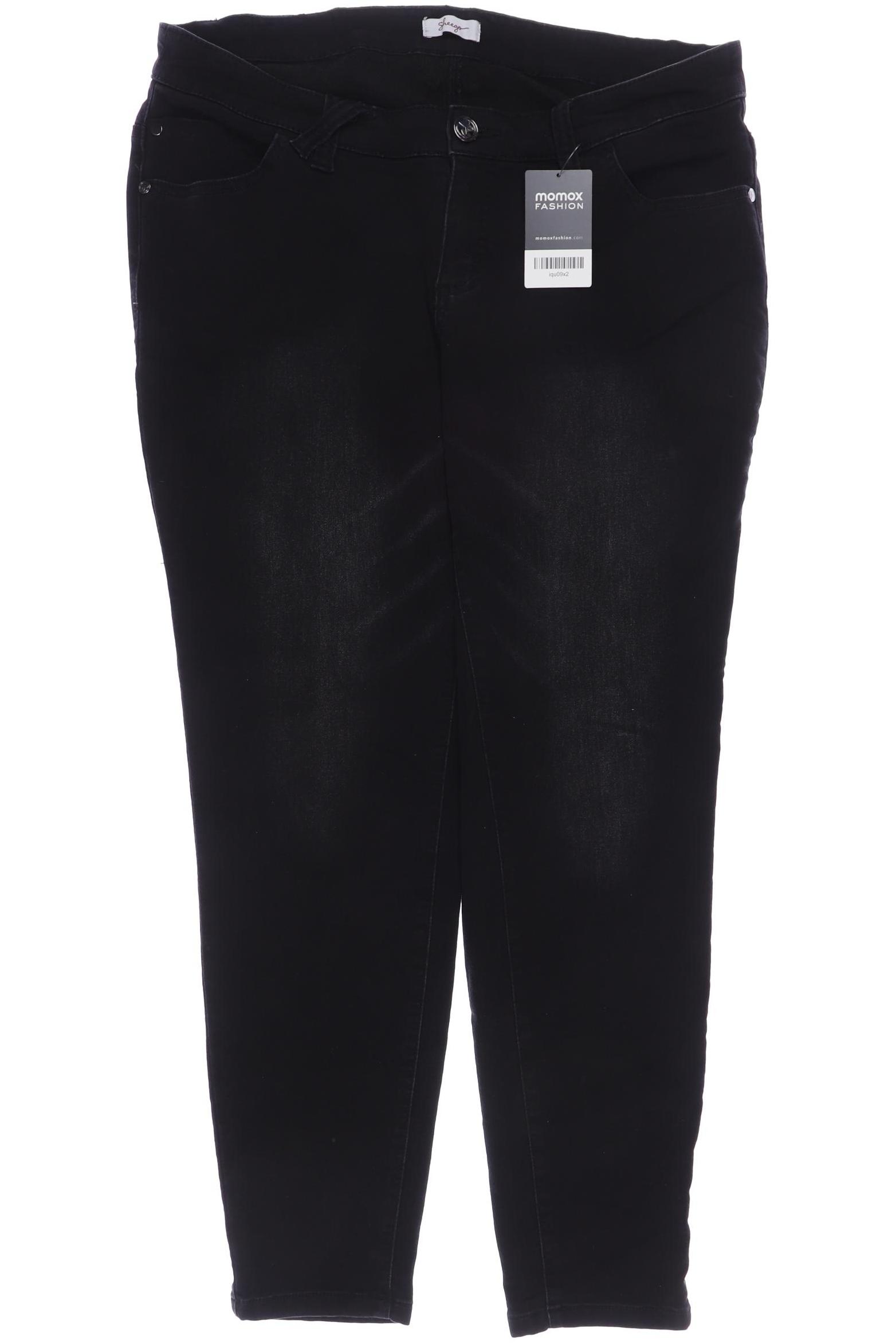 

sheego Damen Jeans, schwarz