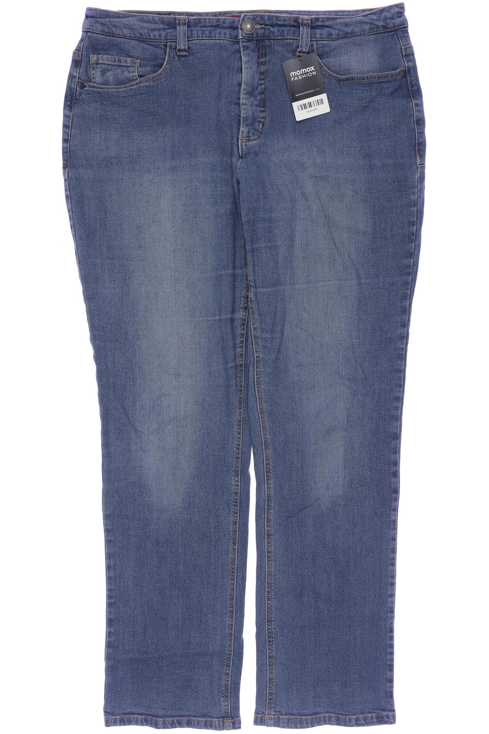 

sheego Damen Jeans, blau, Gr. 44