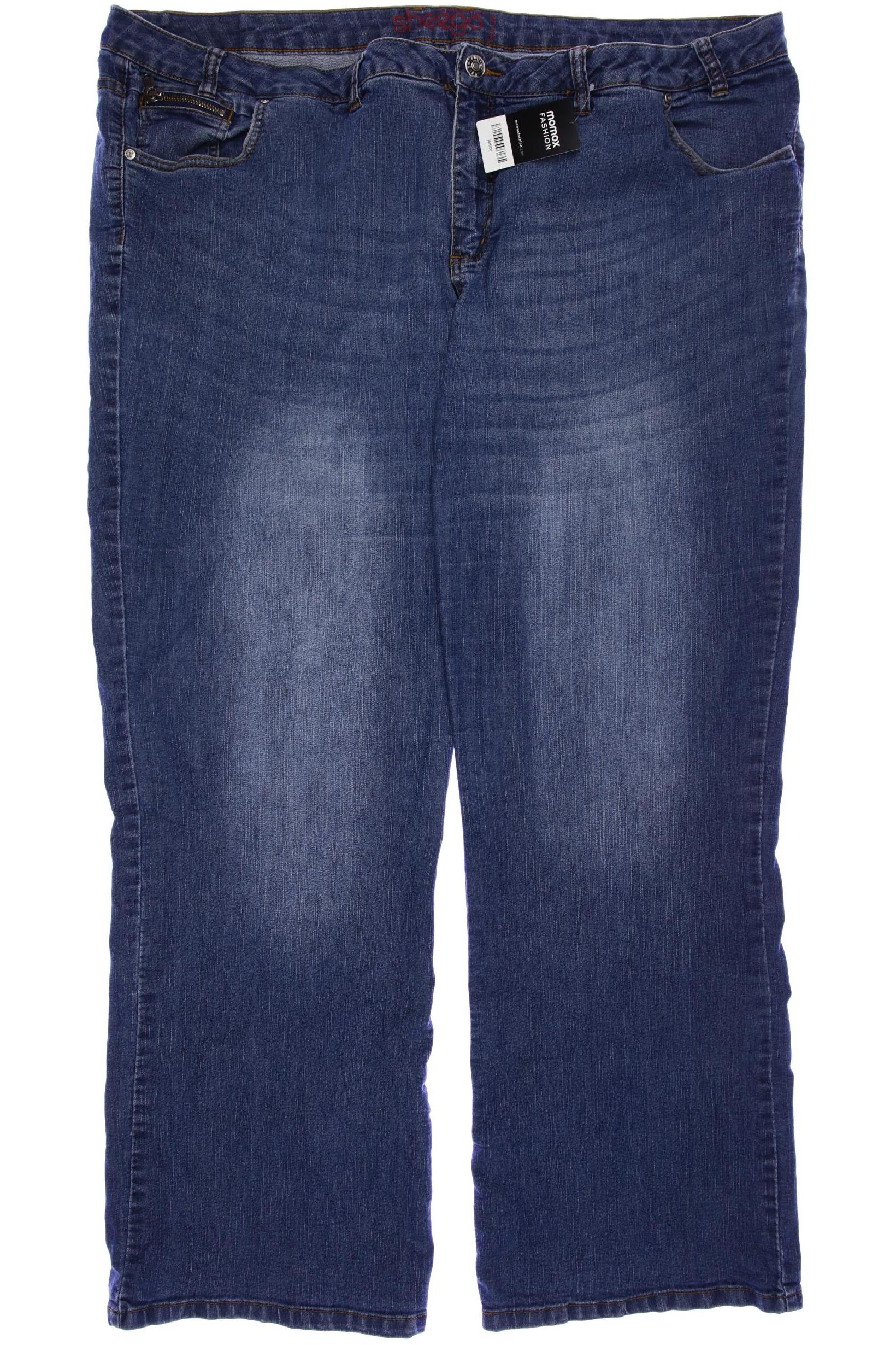 

sheego Damen Jeans, blau, Gr. 116