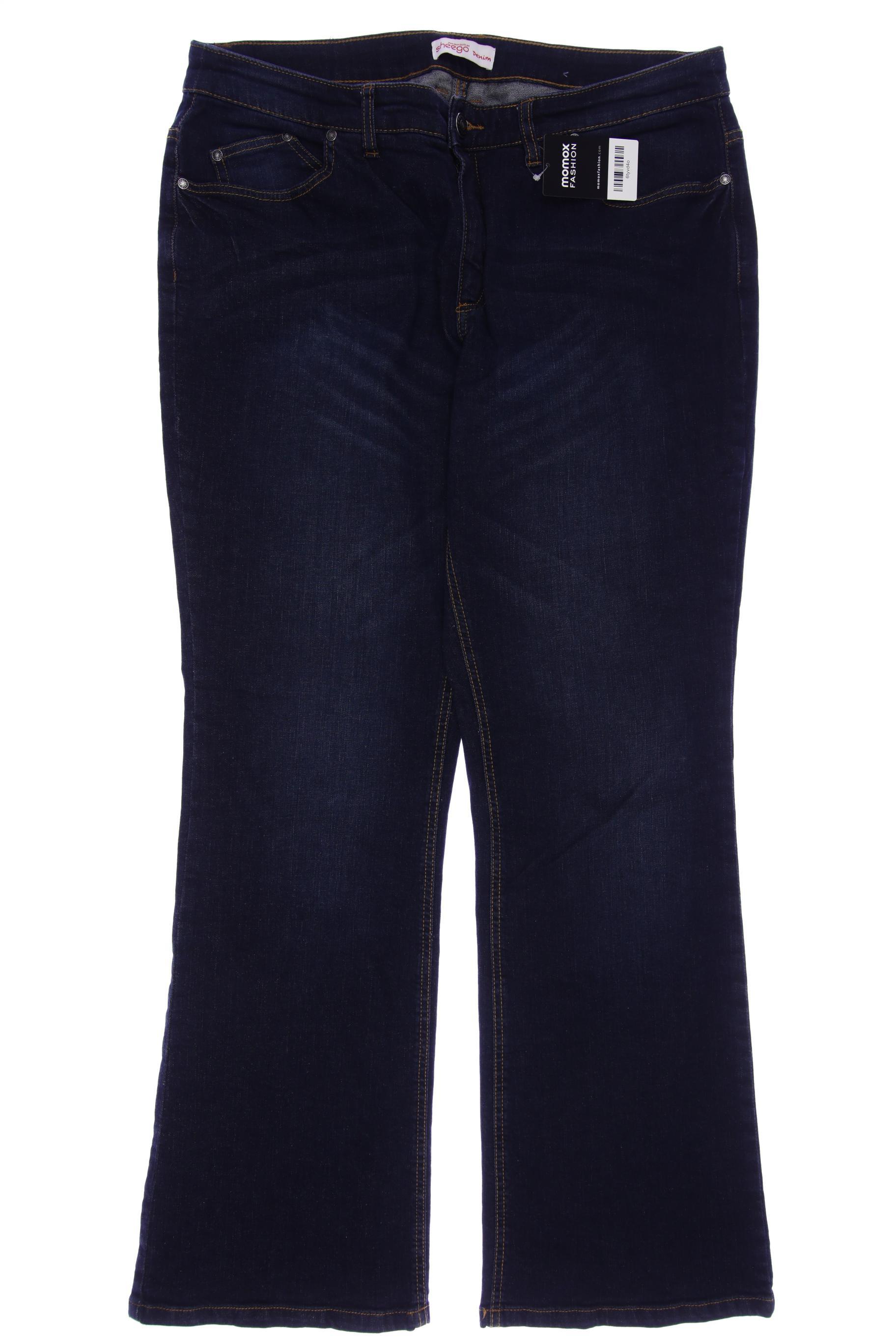 

sheego Damen Jeans, marineblau, Gr. 92