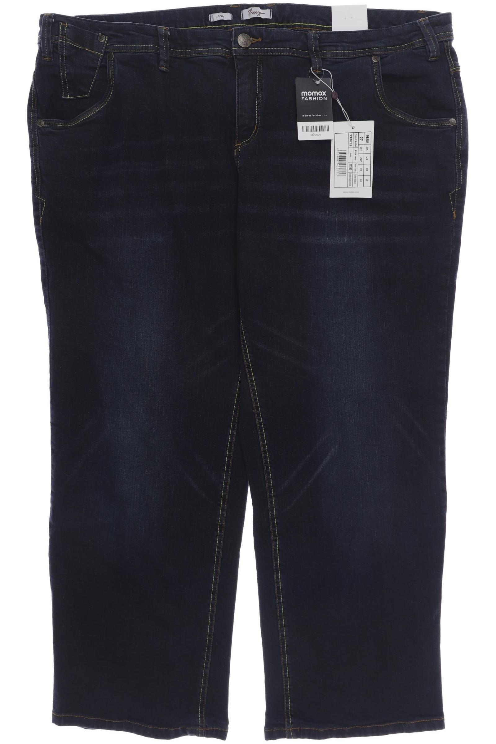 

sheego Damen Jeans, marineblau