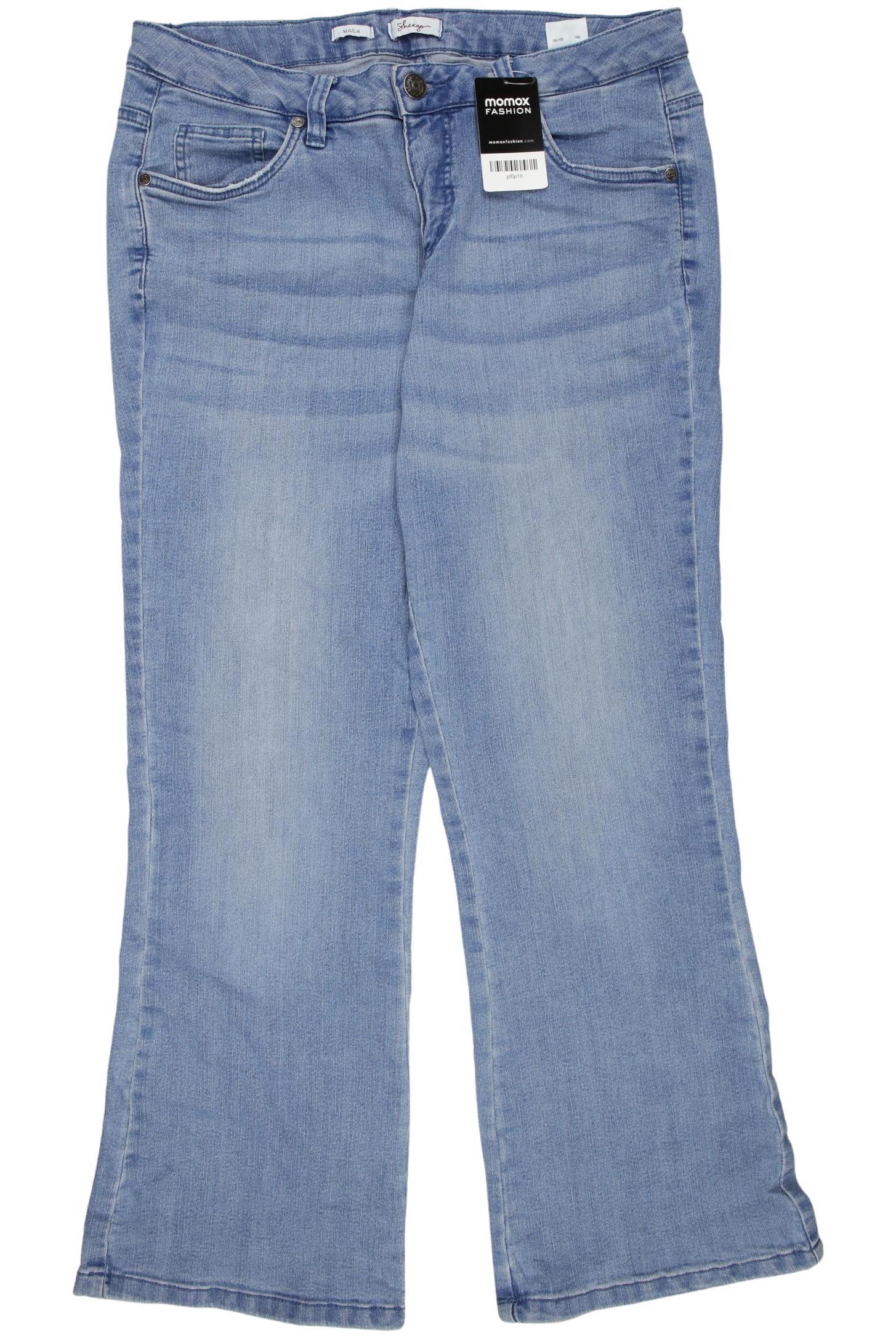 

sheego Damen Jeans, blau, Gr. 21