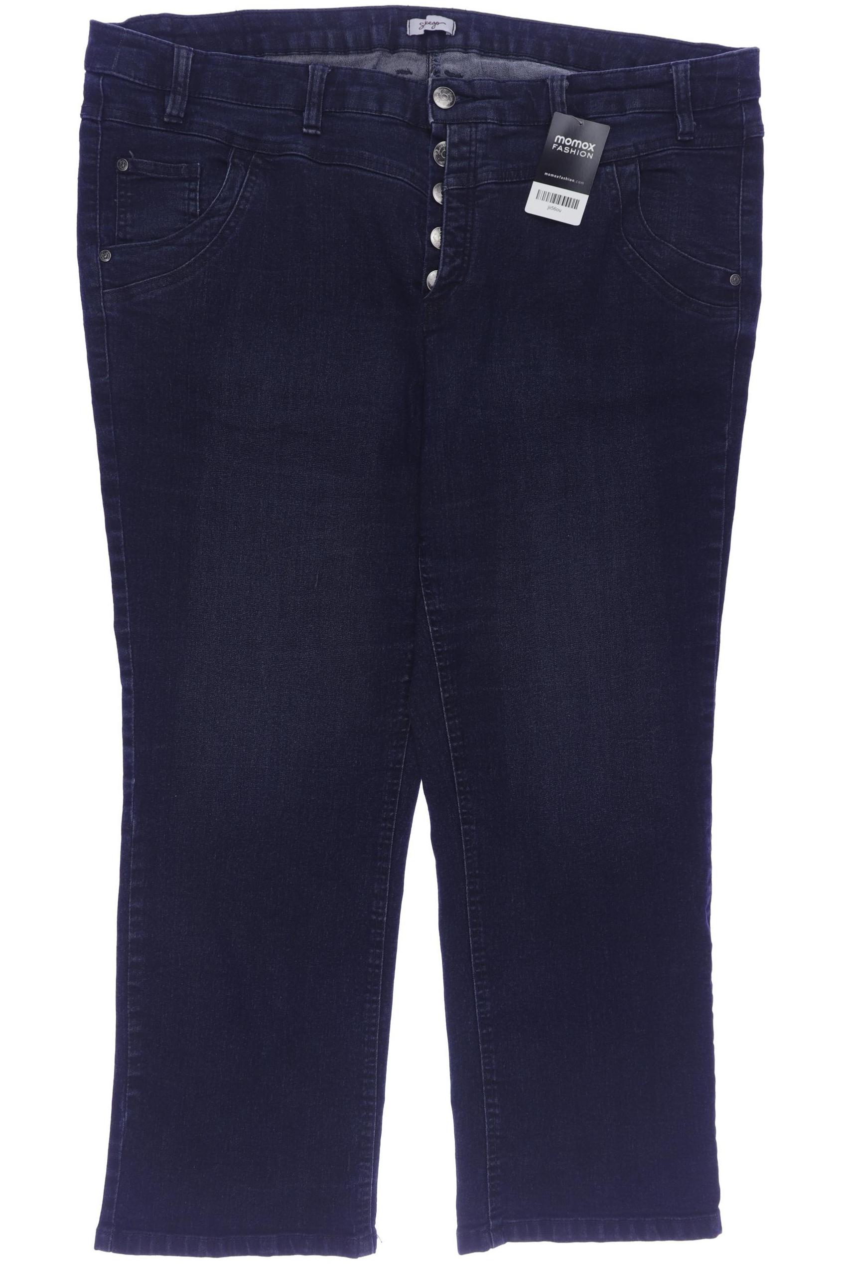 

sheego Damen Jeans, marineblau, Gr. 54