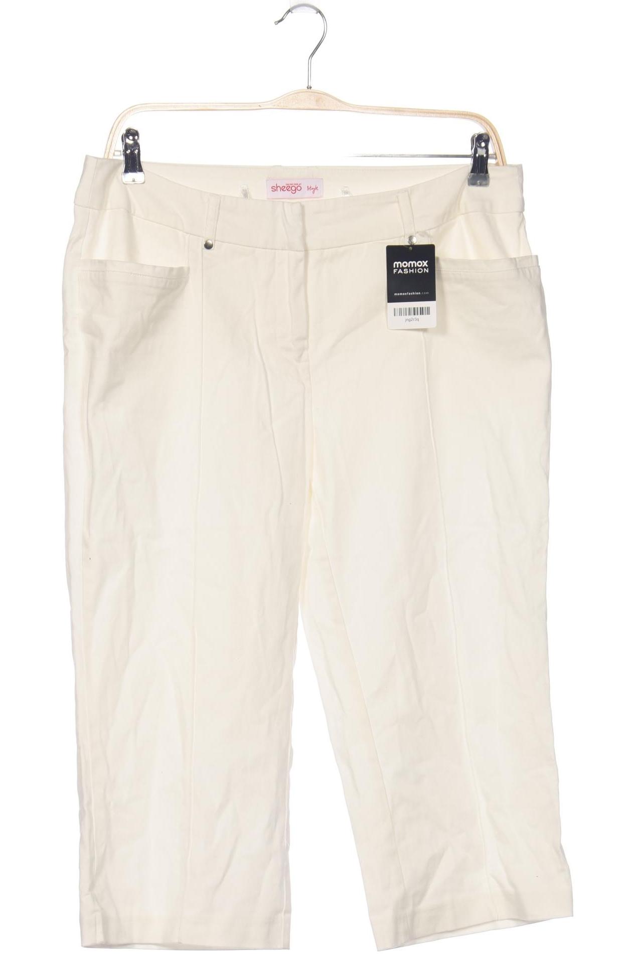 

sheego Damen Jeans, cremeweiß, Gr. 44