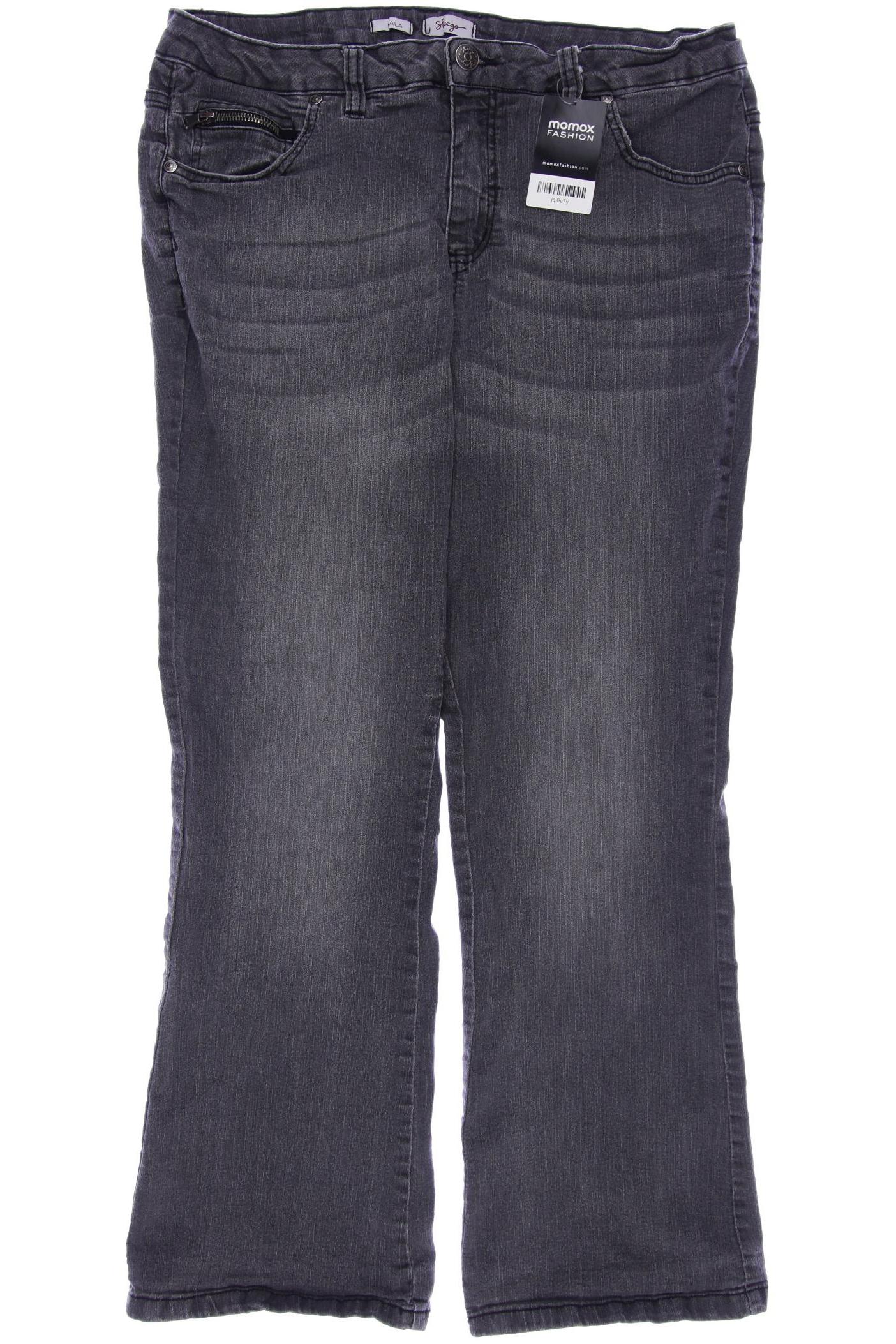 

sheego Damen Jeans, grau