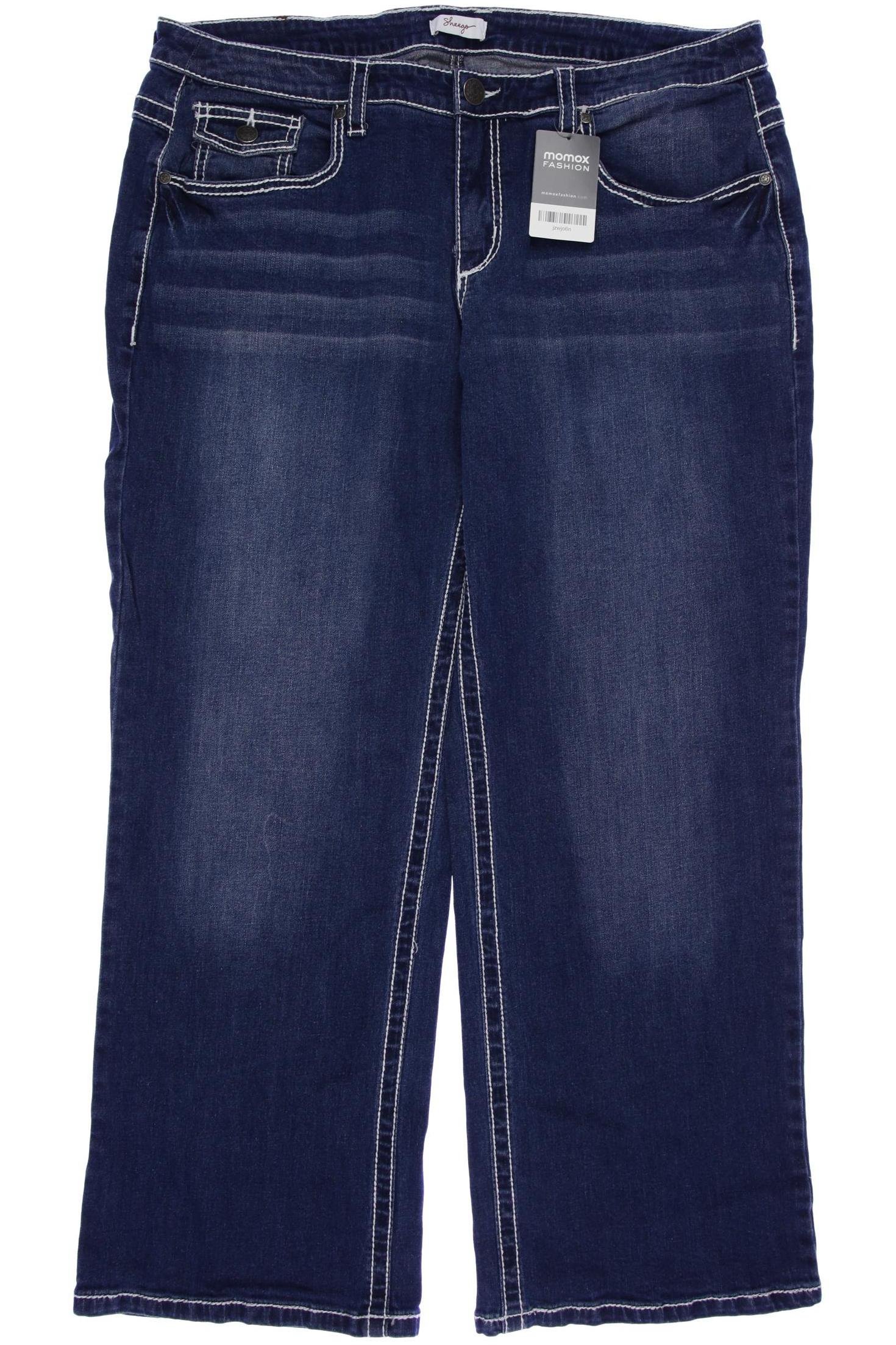 

sheego Damen Jeans, marineblau, Gr. 24
