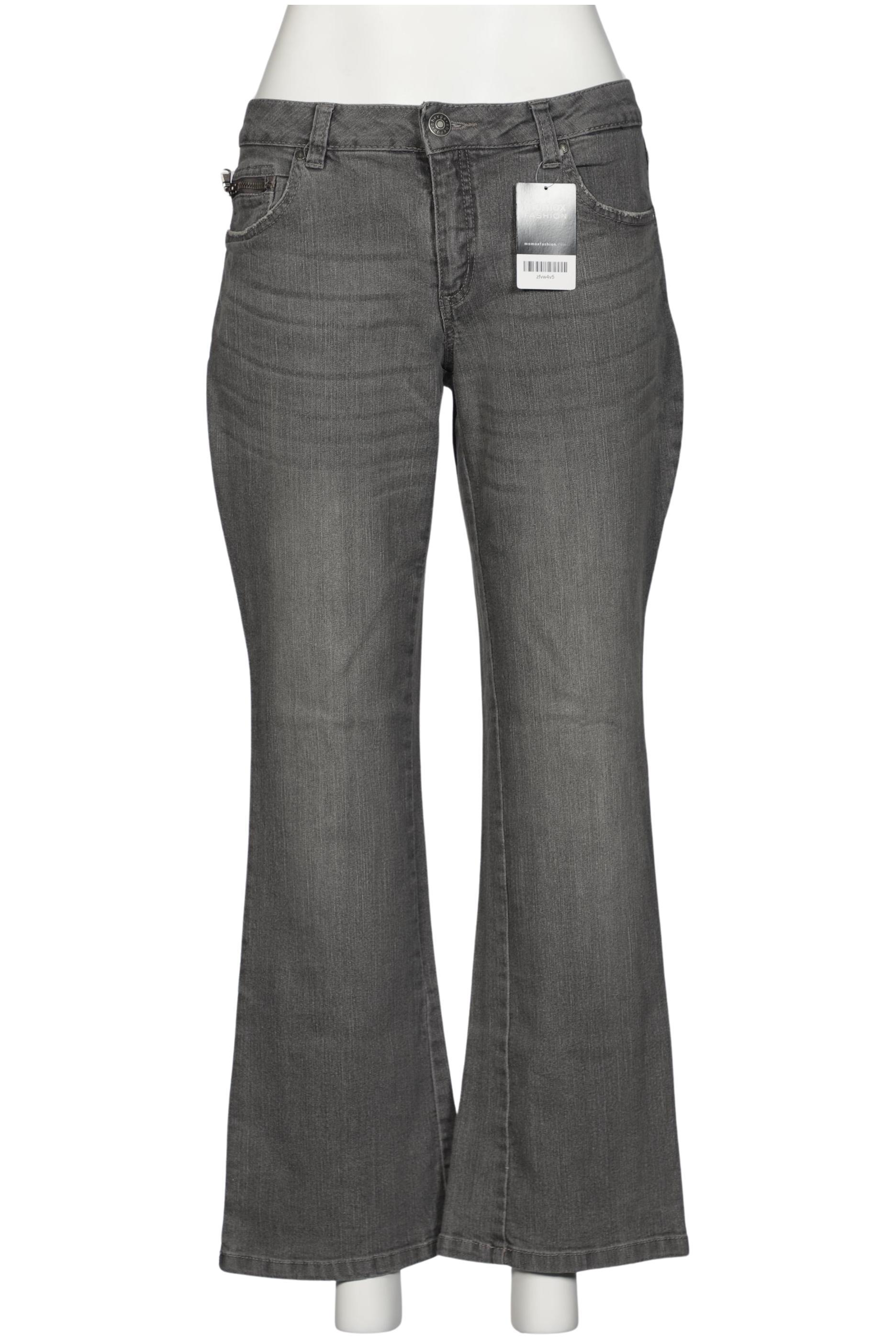 

sheego Damen Jeans, grau, Gr. 21