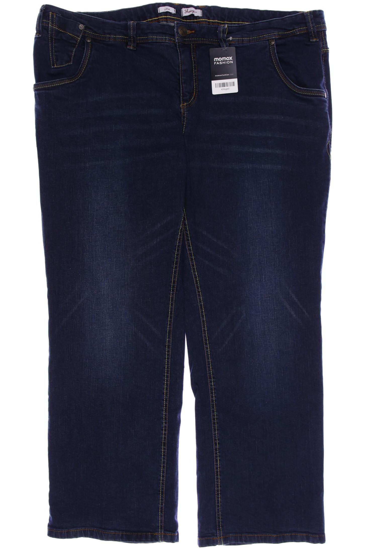

sheego Damen Jeans, marineblau