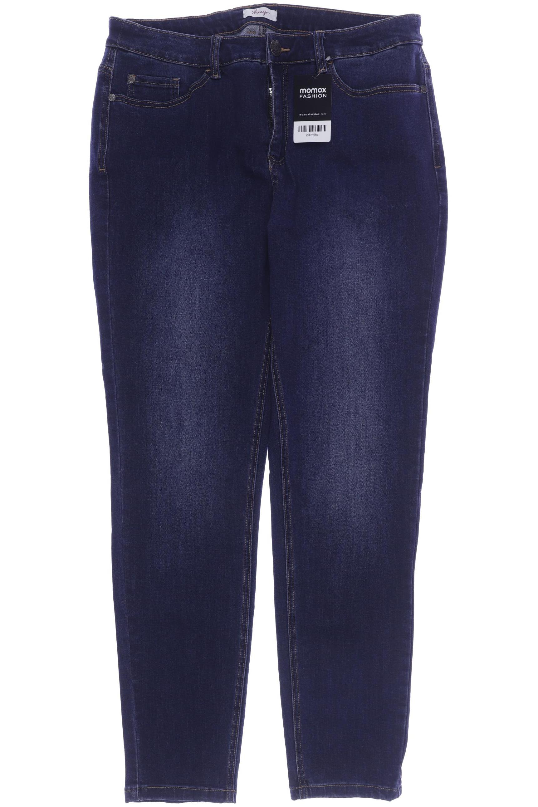 

sheego Damen Jeans, marineblau