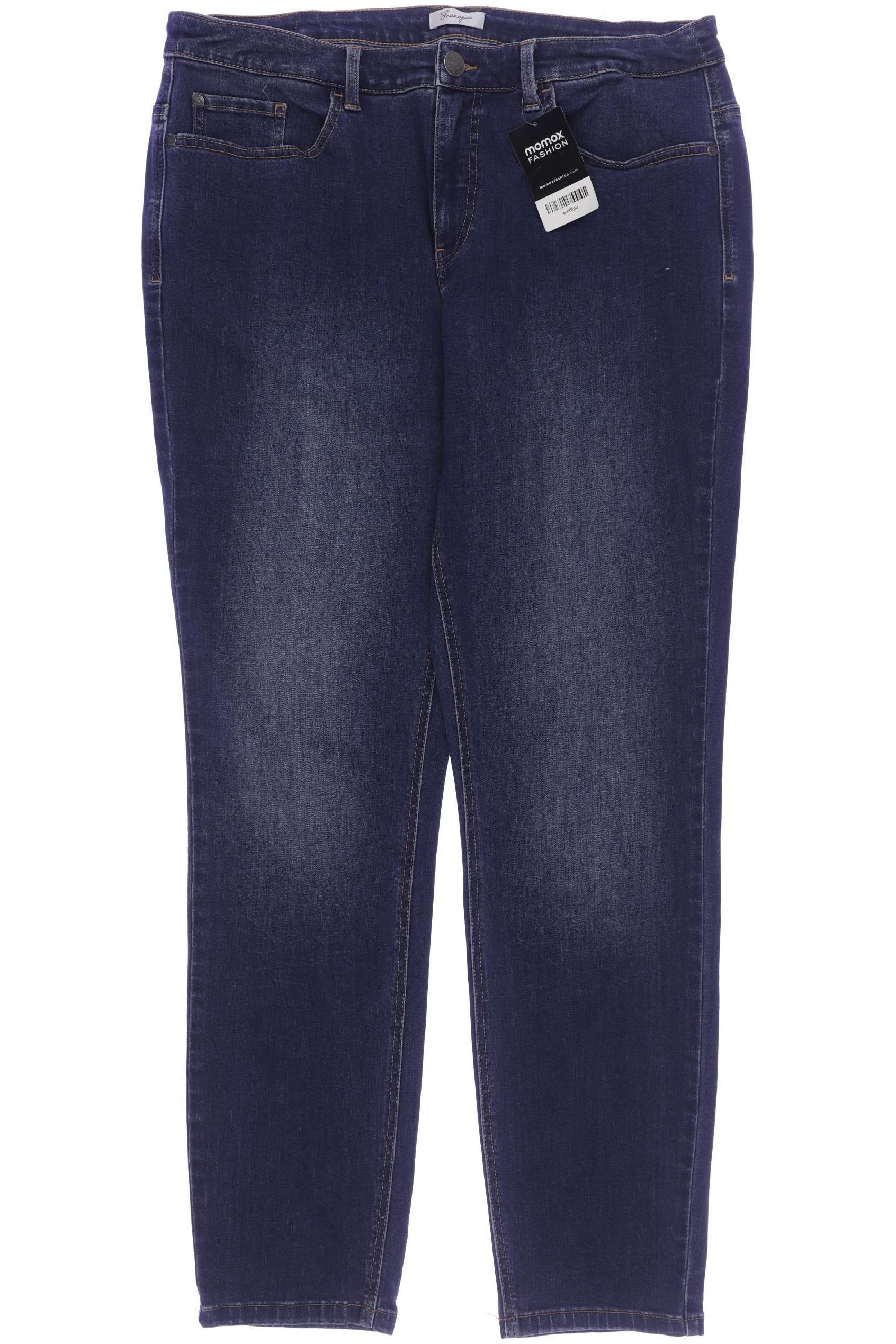

sheego Damen Jeans, blau, Gr. 48